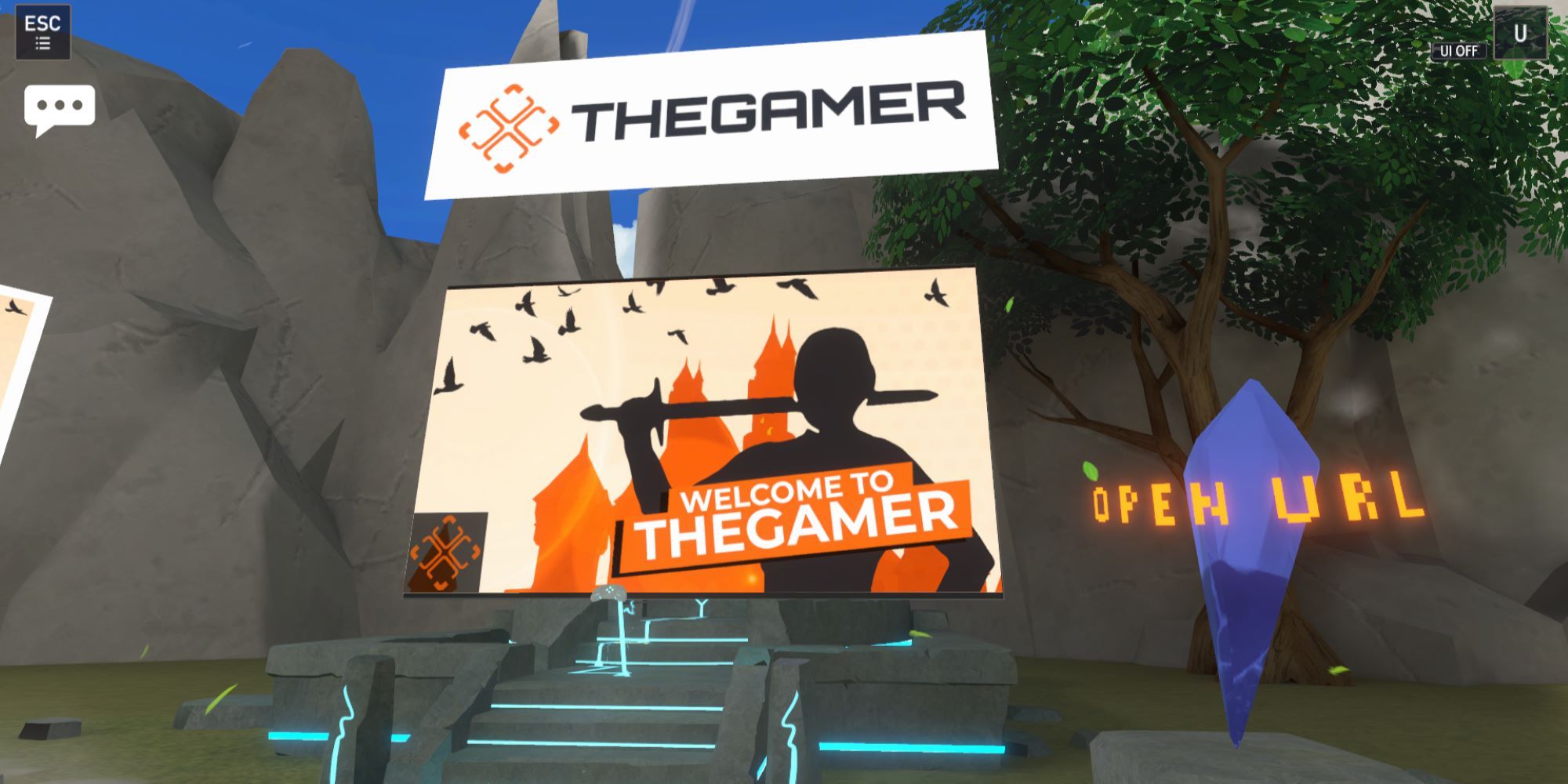 TheGamer's virtual booth at TGS VR 2023