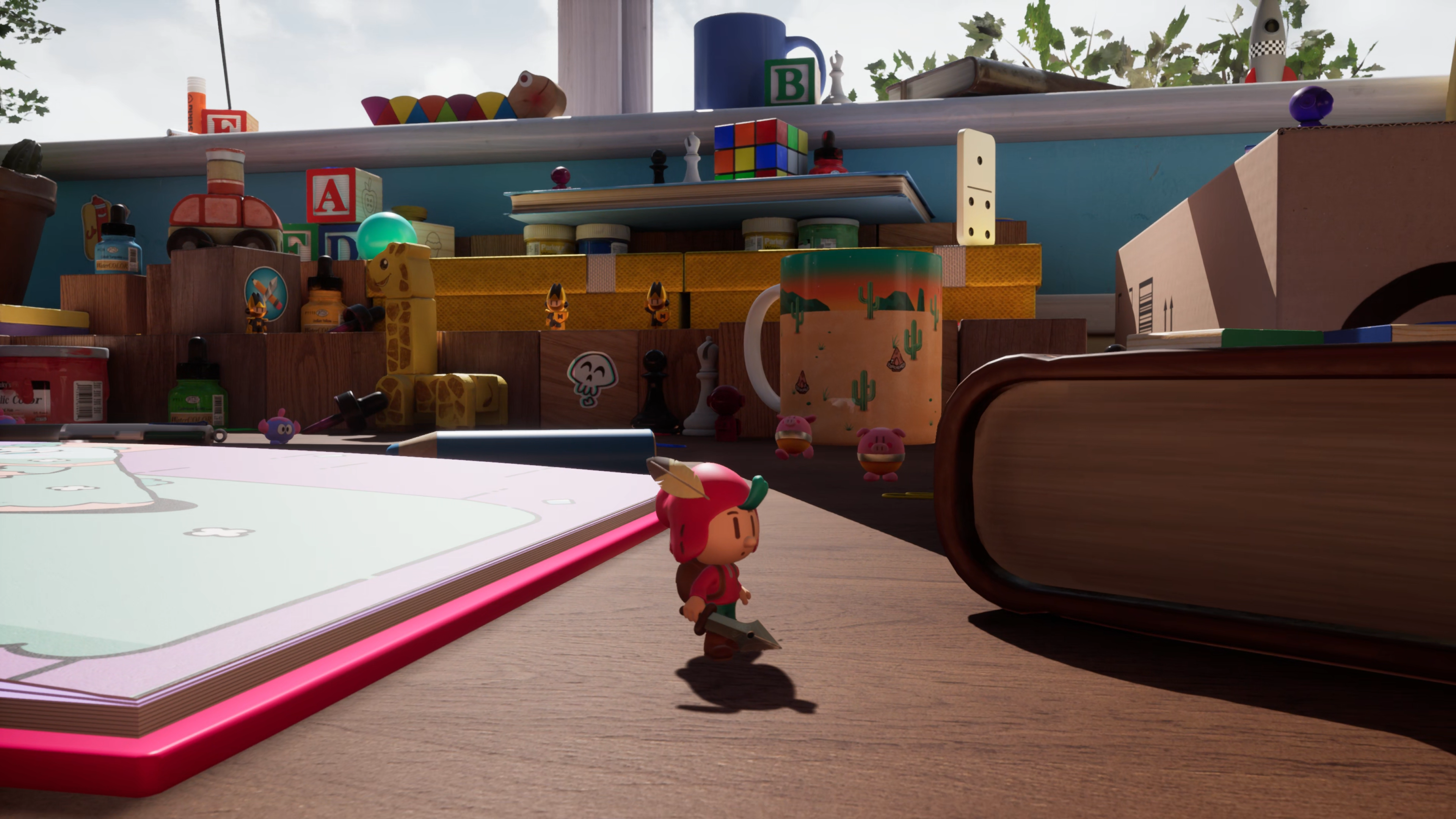 Jot in the 3D world in The Plucky Squire.