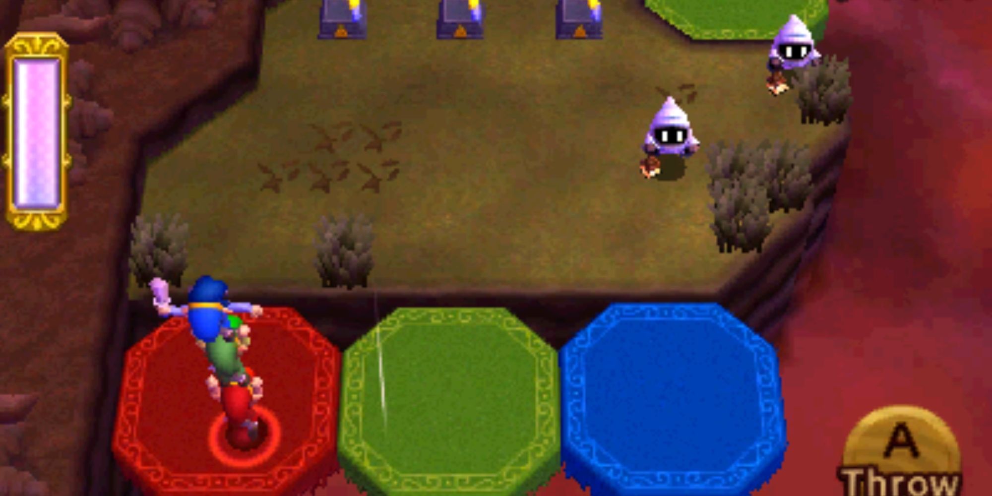 Three Links and two Poes in Tri Force Heroes