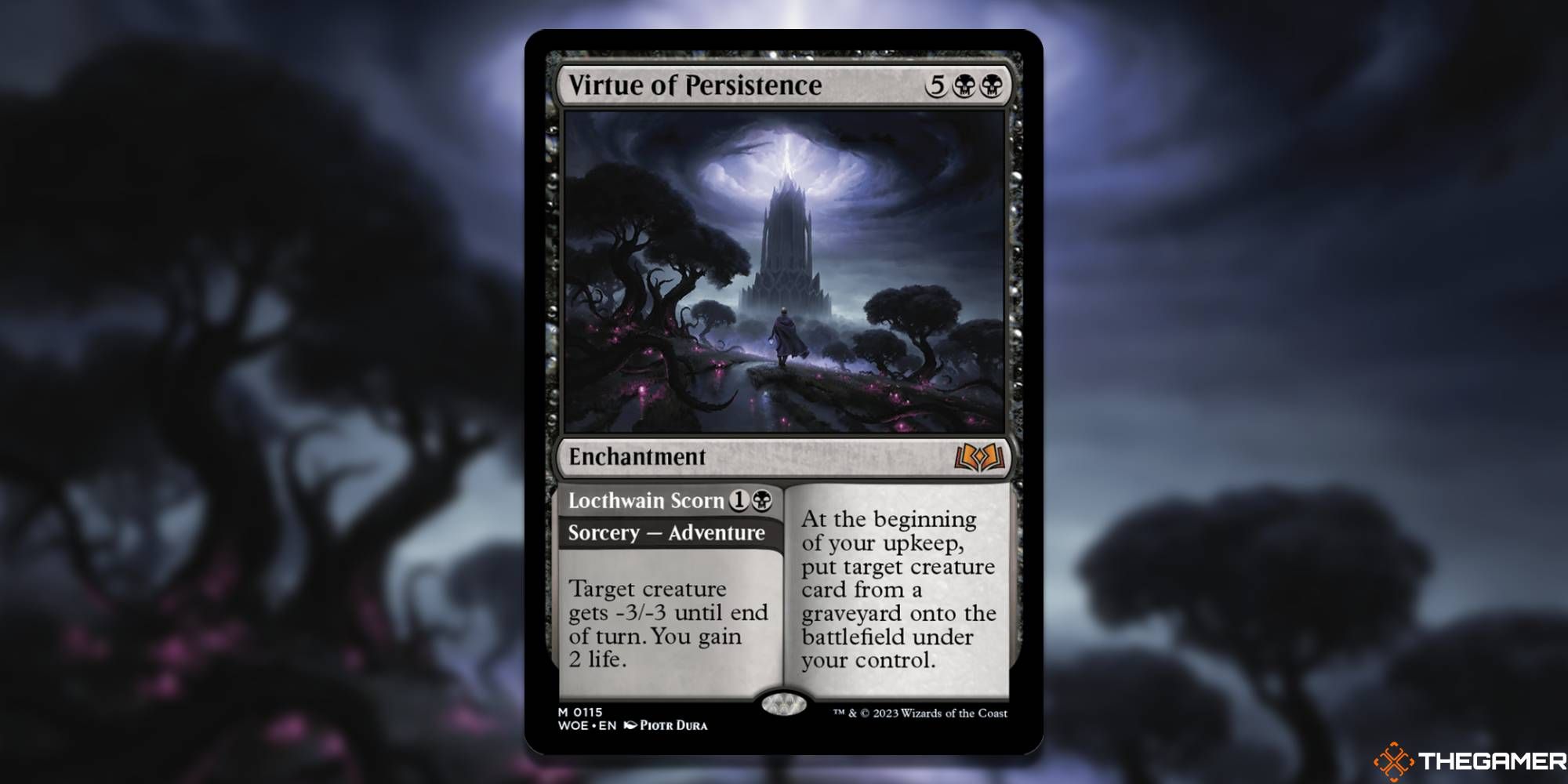 Virtue of Persistence card and artwork in MTG