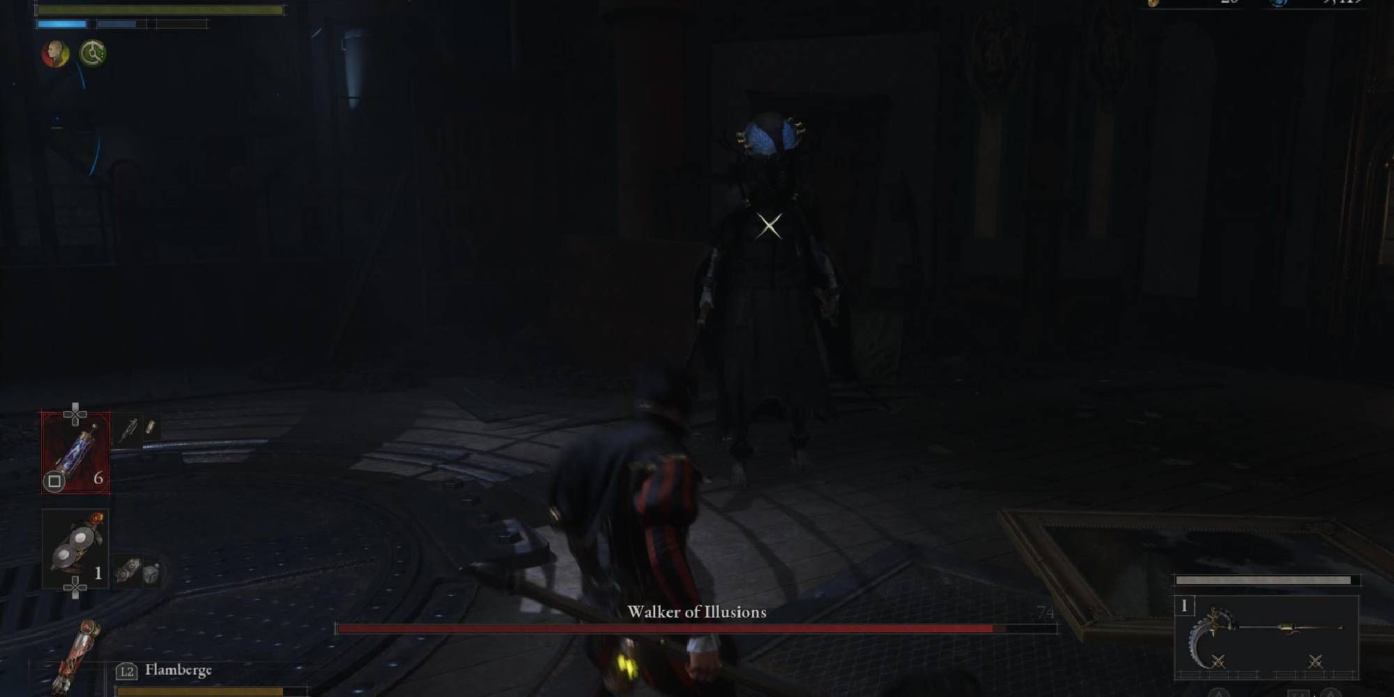 lies of p walker of illusions at full health in chapter 9