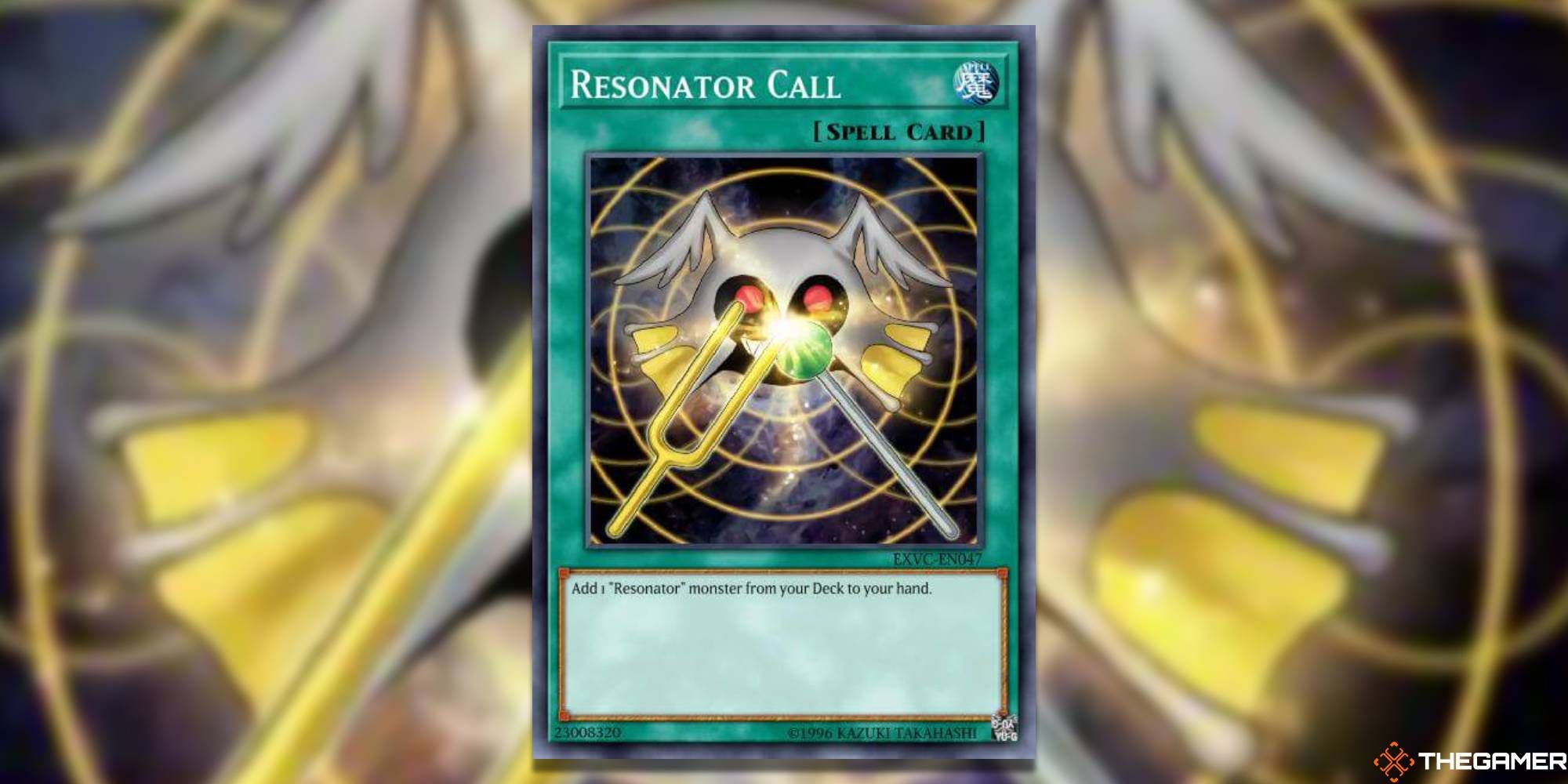 YGO Resonator Call card and art background