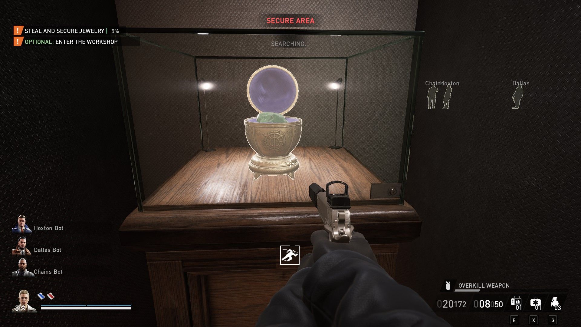 the rare stone in the jewelry store vault in payday 3