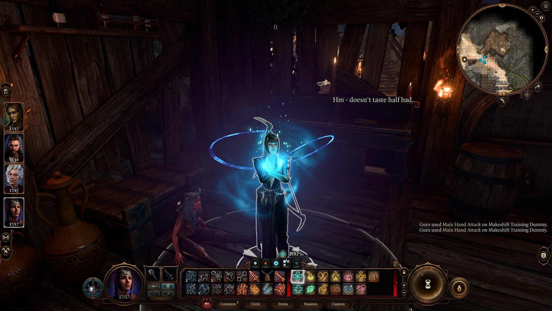 Baldur's Gate 3 shadowheart casting healing ward