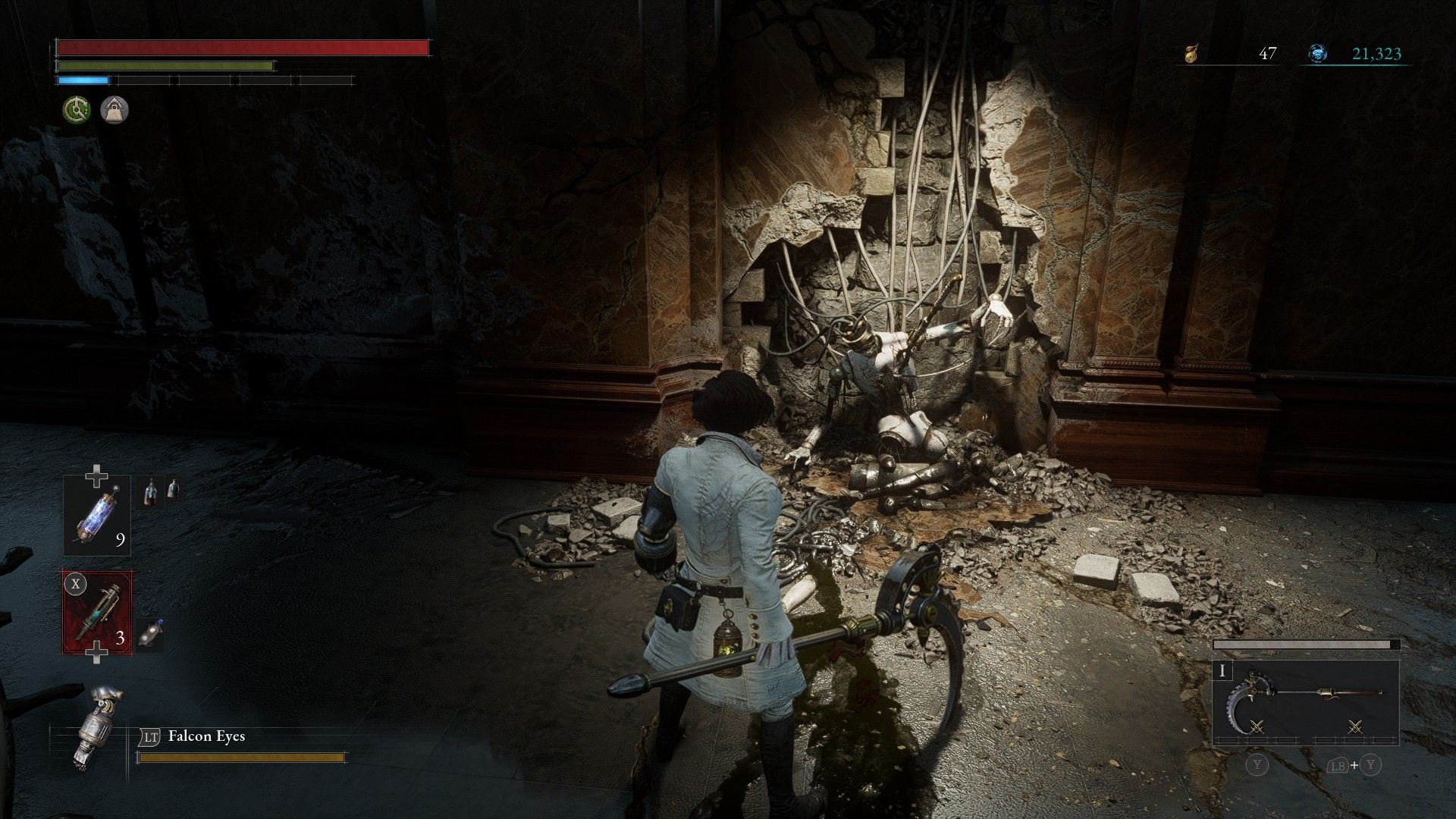 P stands before King Arlecchino after completing his questline