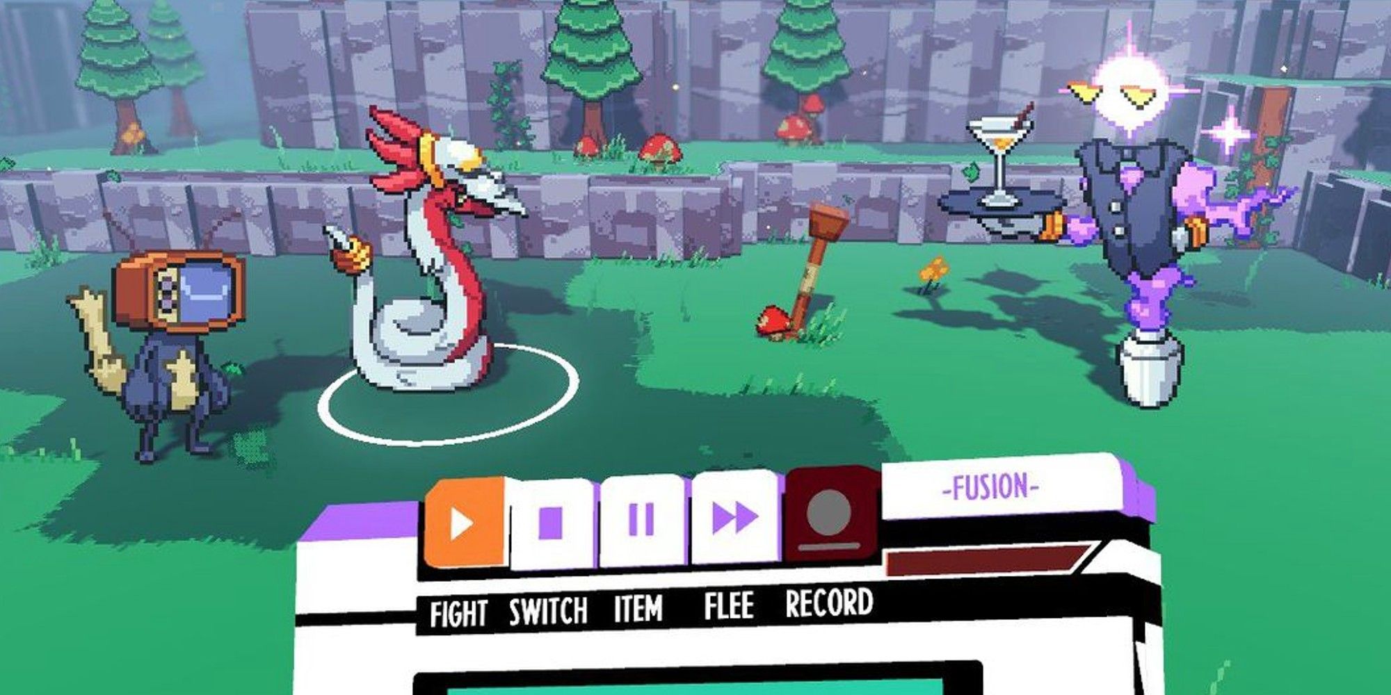 A Cassette Battle in Cassette Beasts