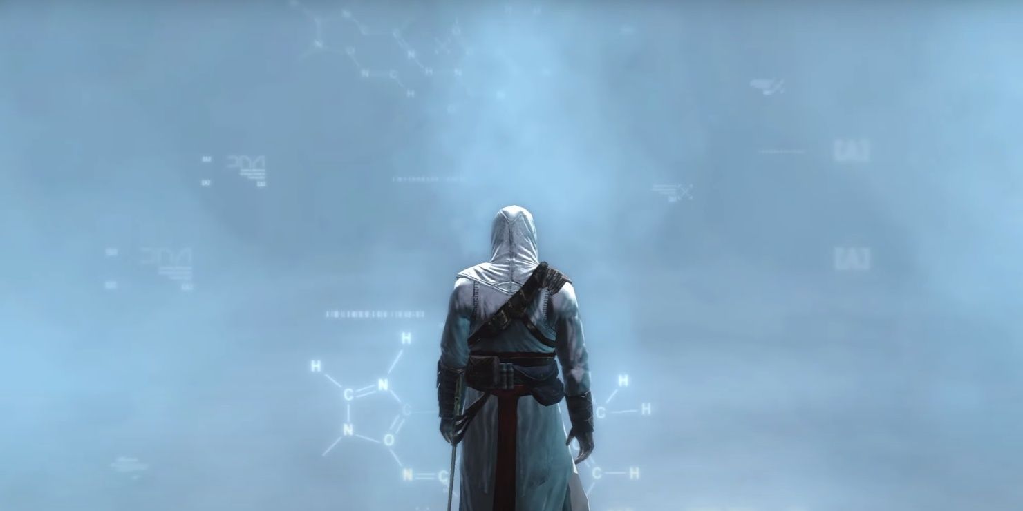 Altair walking away from the camera with attitude assassins creed-2
