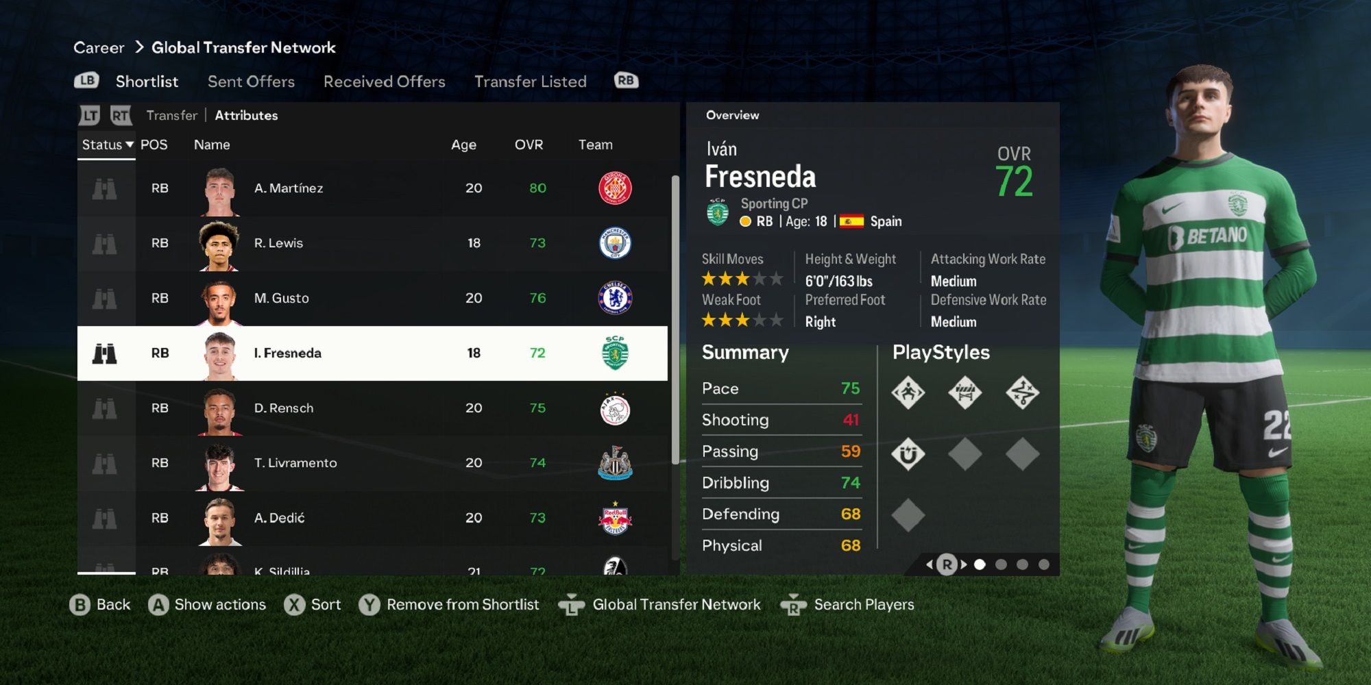 An image of Ivan Fresneda in EA Sports FC 24-1