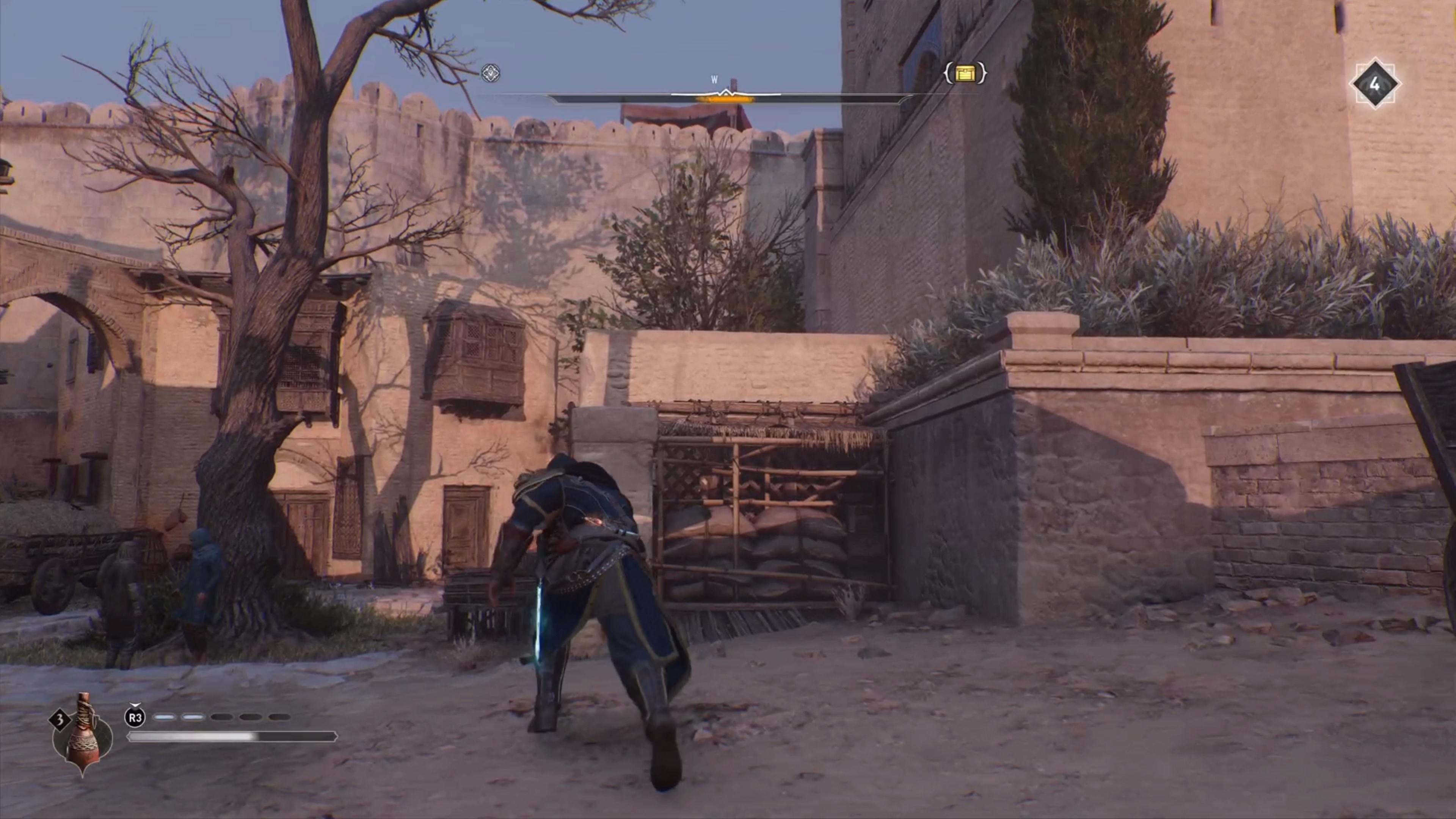Approaching Qasr Salih from west side in Assassin's Creed Mirage