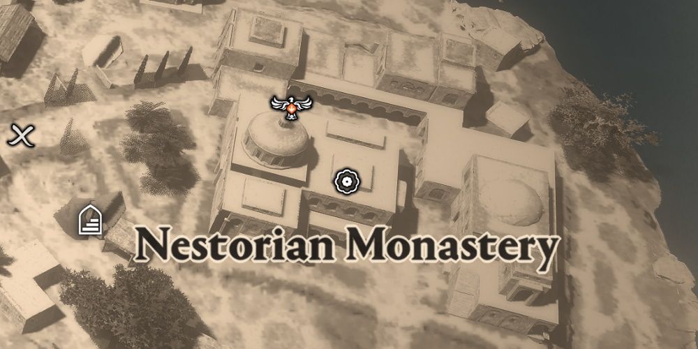 Assassin's Creed Mirage, All Viewpoints, Nestorian Monastery Viewpoint on map