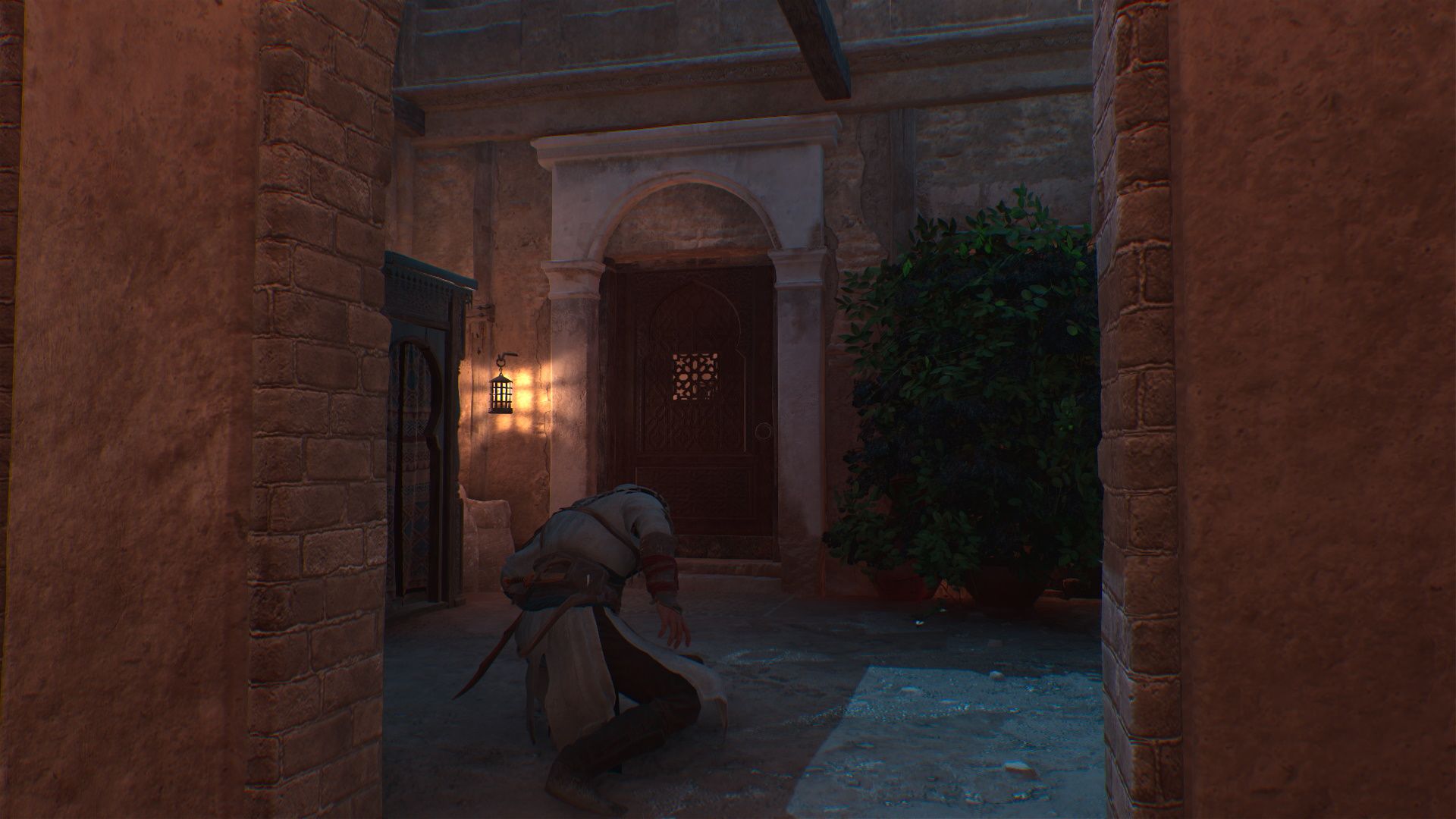 Assassin's Creed Mirage, Basim facing a locked door