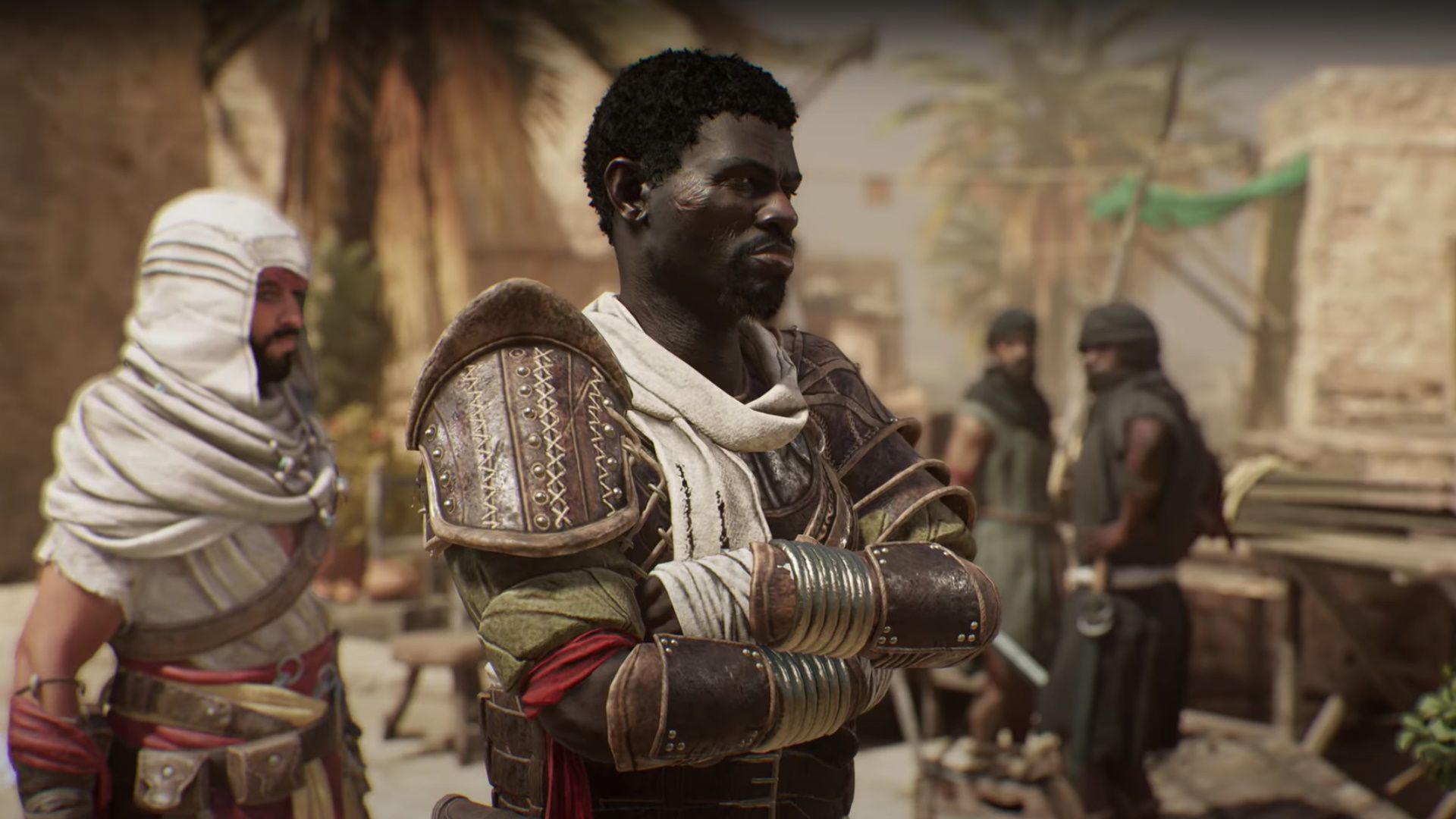 Assassin's Creed Mirage, Beshi with his arms crossed