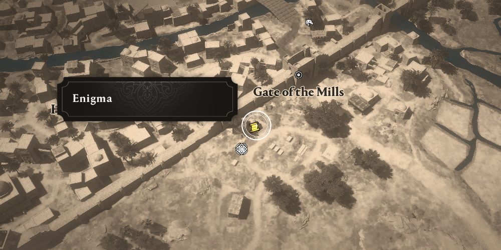 Assassin's Creed Mirage, Enigma south of the Gate of the Mills