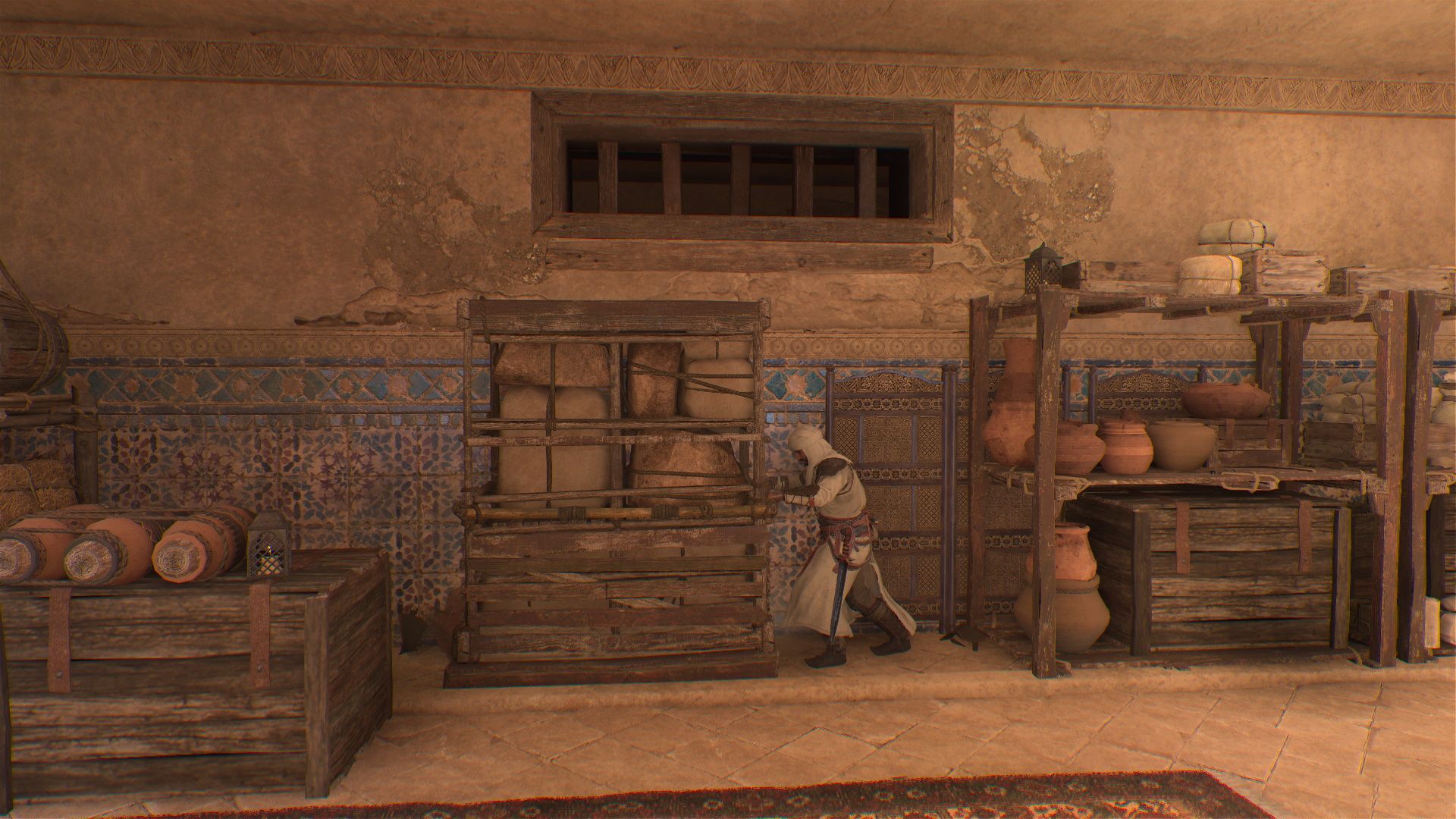 Assassin's Creed Mirage, Pushing the bookshelf under the window to Al-Azhdaha's Laboratory