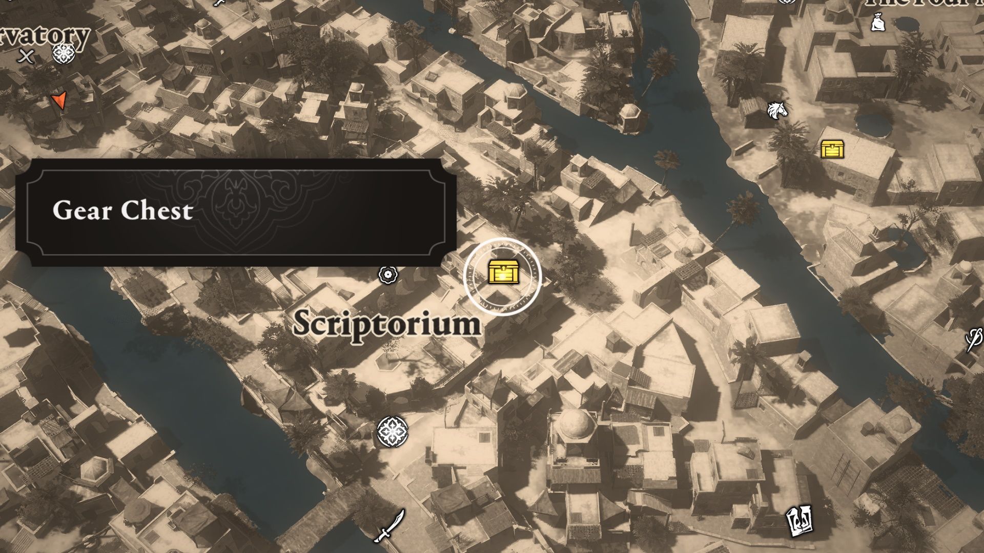 Assassin's Creed Mirage, Scriptorium Gear Chest