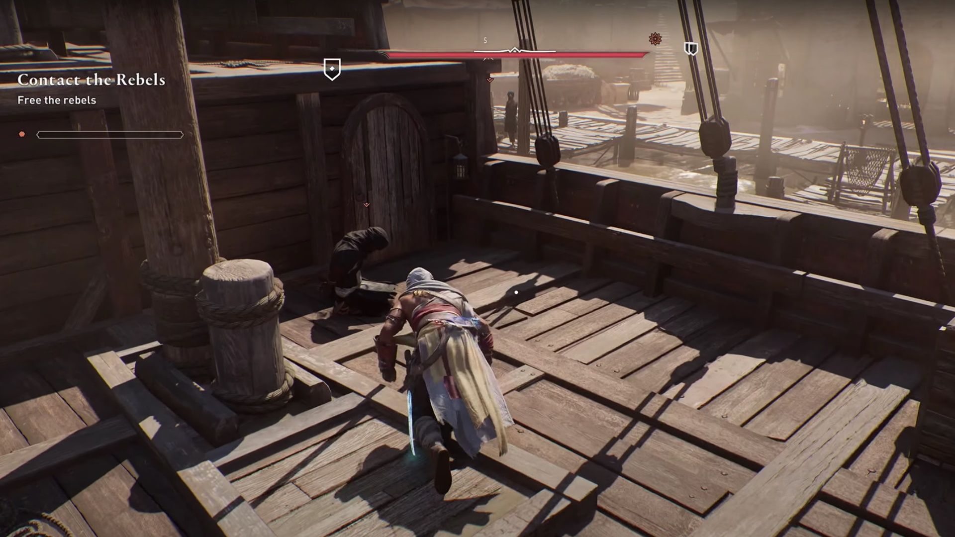 Assassin's Creed Mirage, The Prisoner on the boat