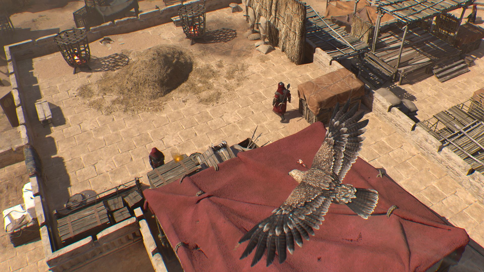 Assassin's Creed Mirage, Using your eagle to spy on your enemies