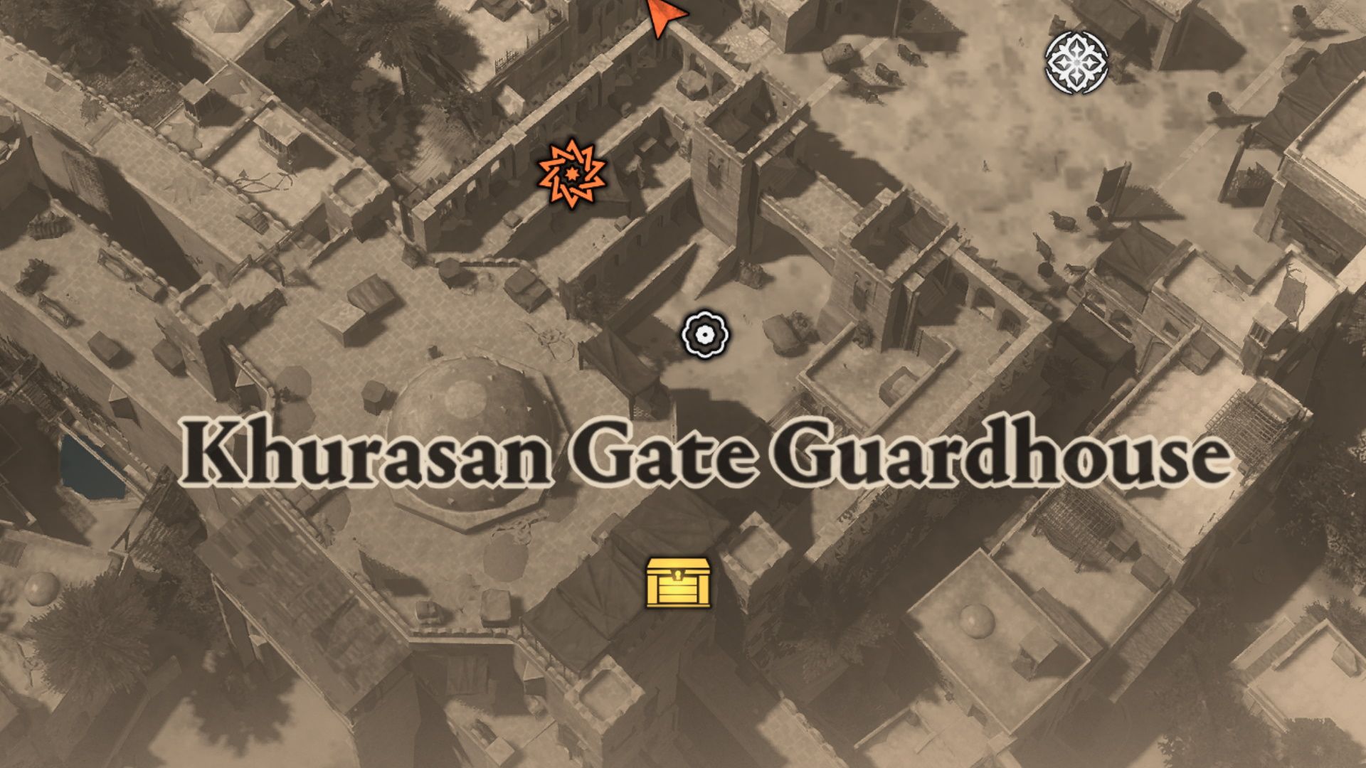 Assassin's Creed Mirage, Zanj Uprising Gear, Khurasan Gate Guardhouse Map