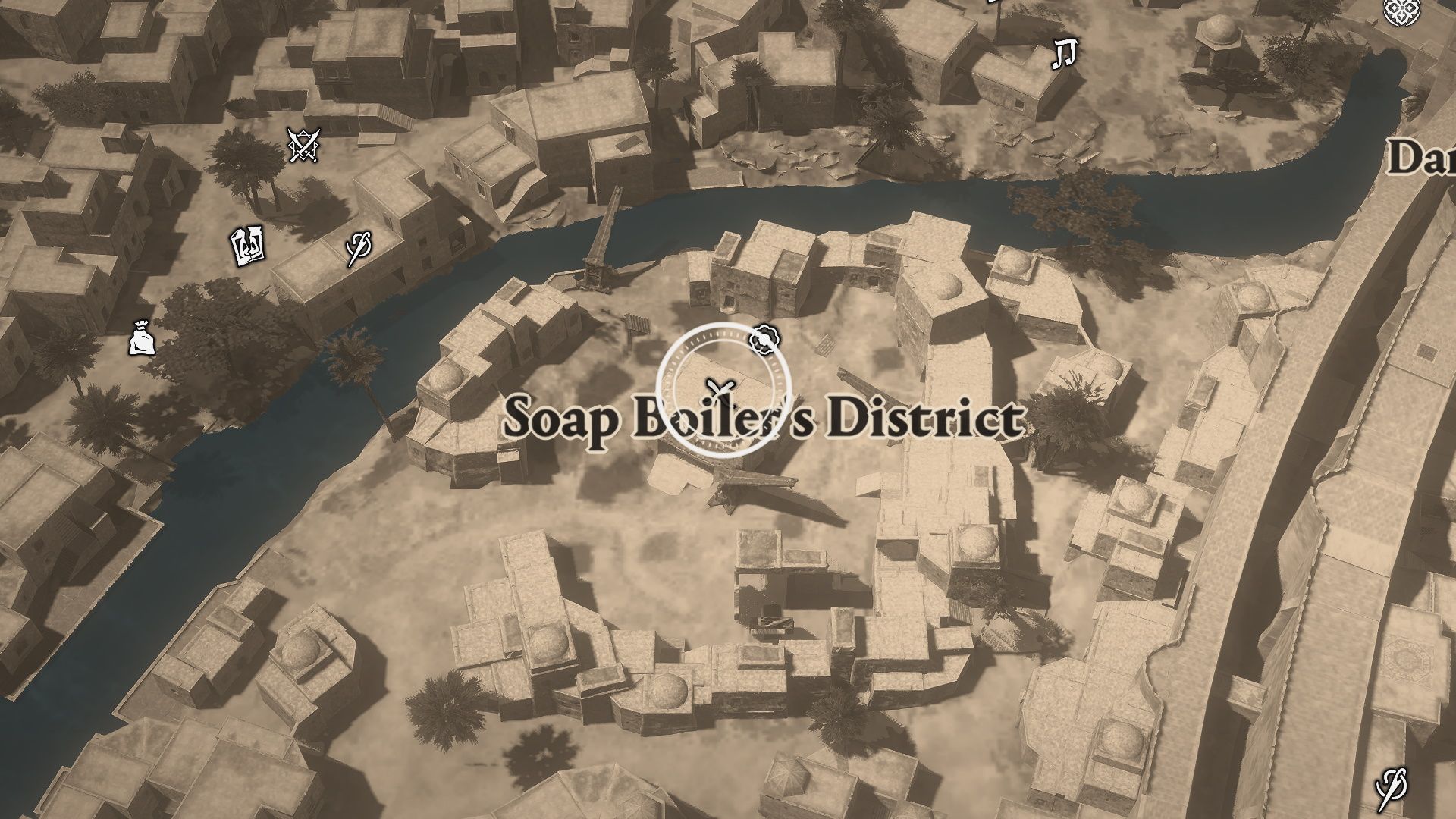 Assassin's Creed Mirage, Zanj Uprising Gear, Soap Boiler's District Map