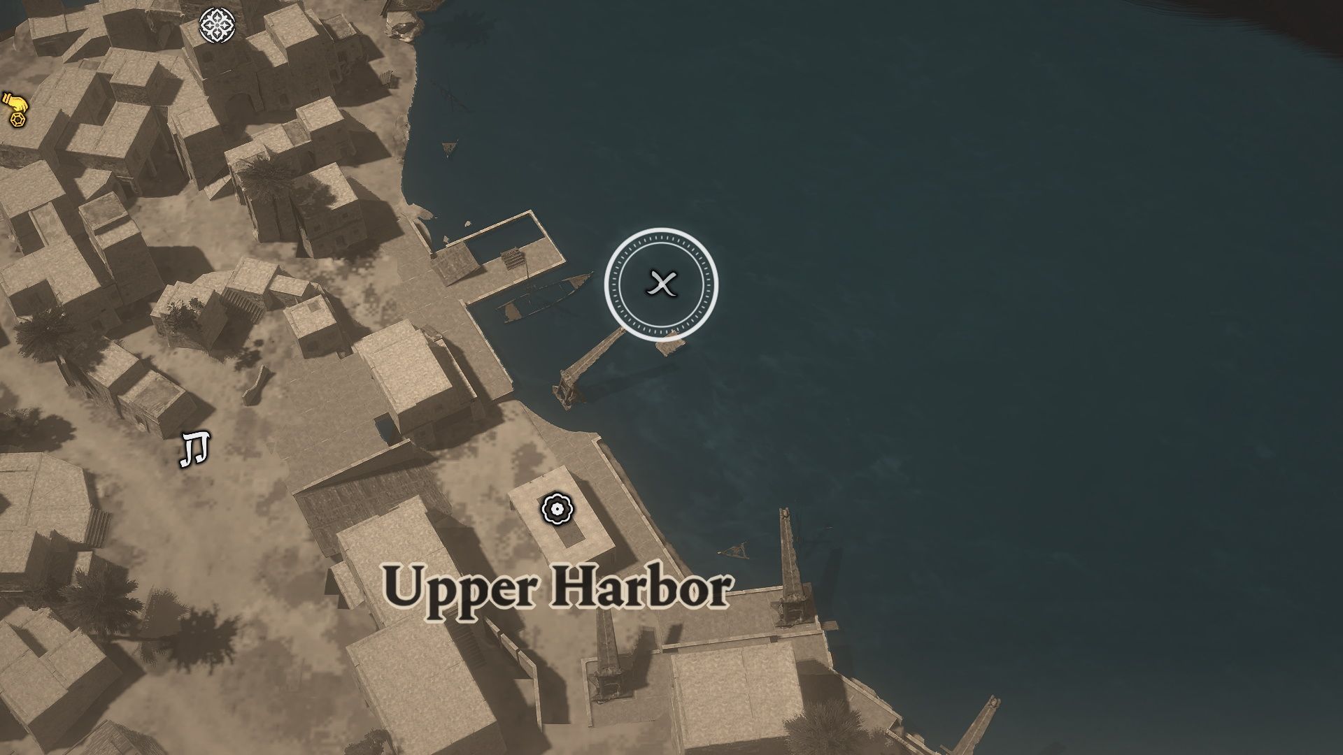 Assassin's Creed Mirage, Zanj Uprising Gear, Upper Harbor Map