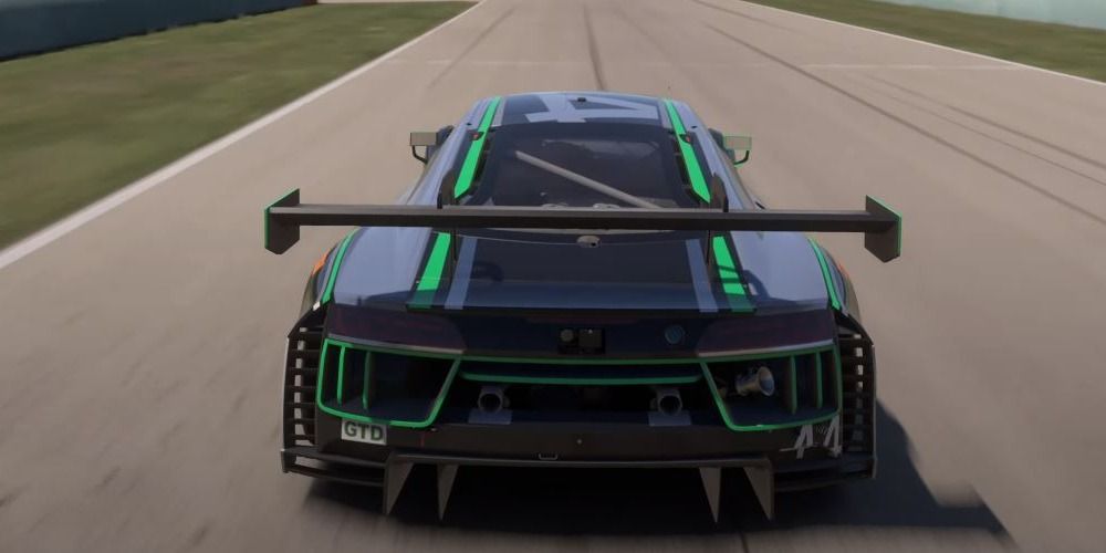 Audi 2018 R8 LMS GT3 racing in Audi 2018 R8 LMS GT3