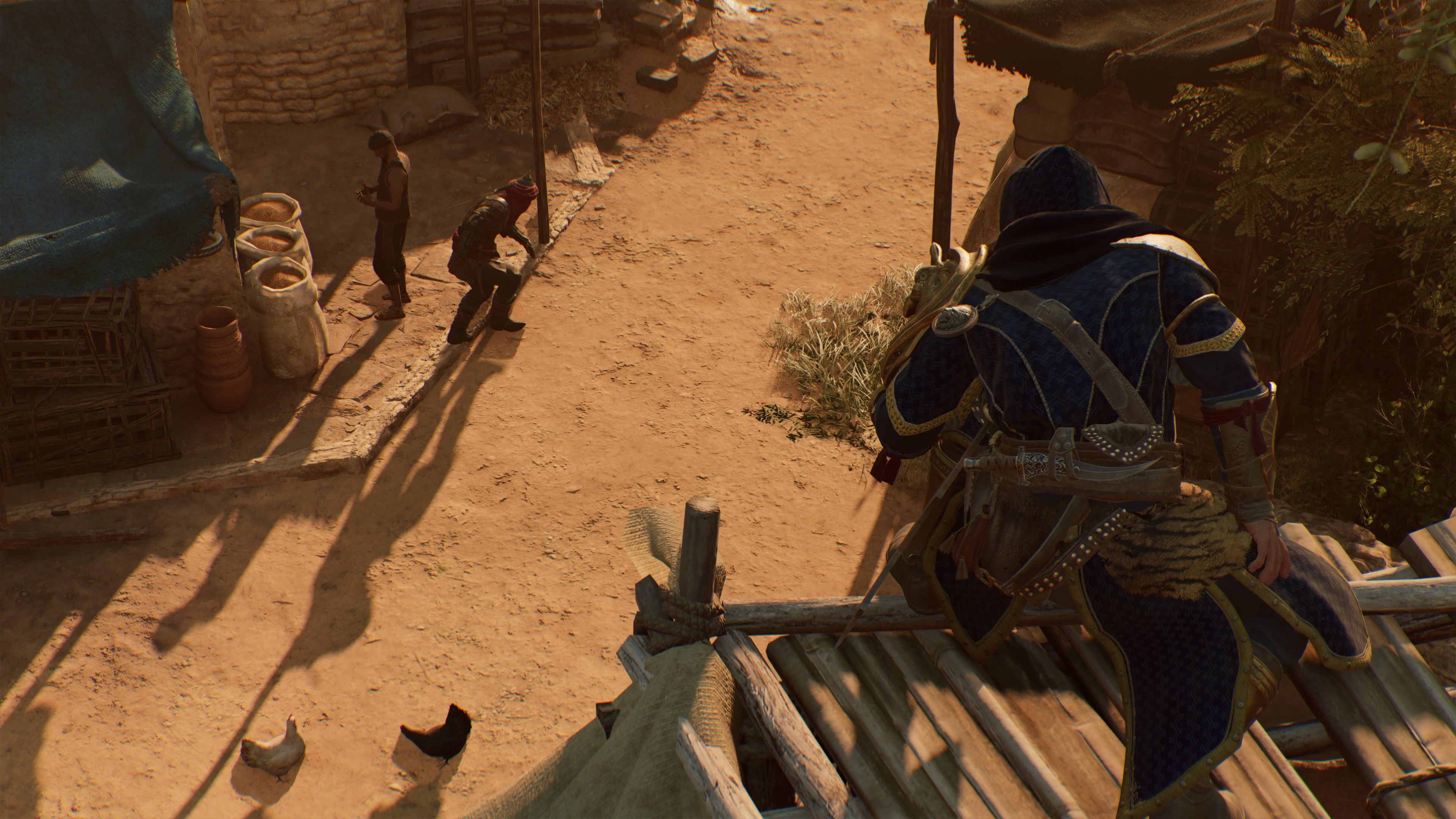 Basim is preying on elite guard at Notoriety level 3 in Assassin's Creed Mirage