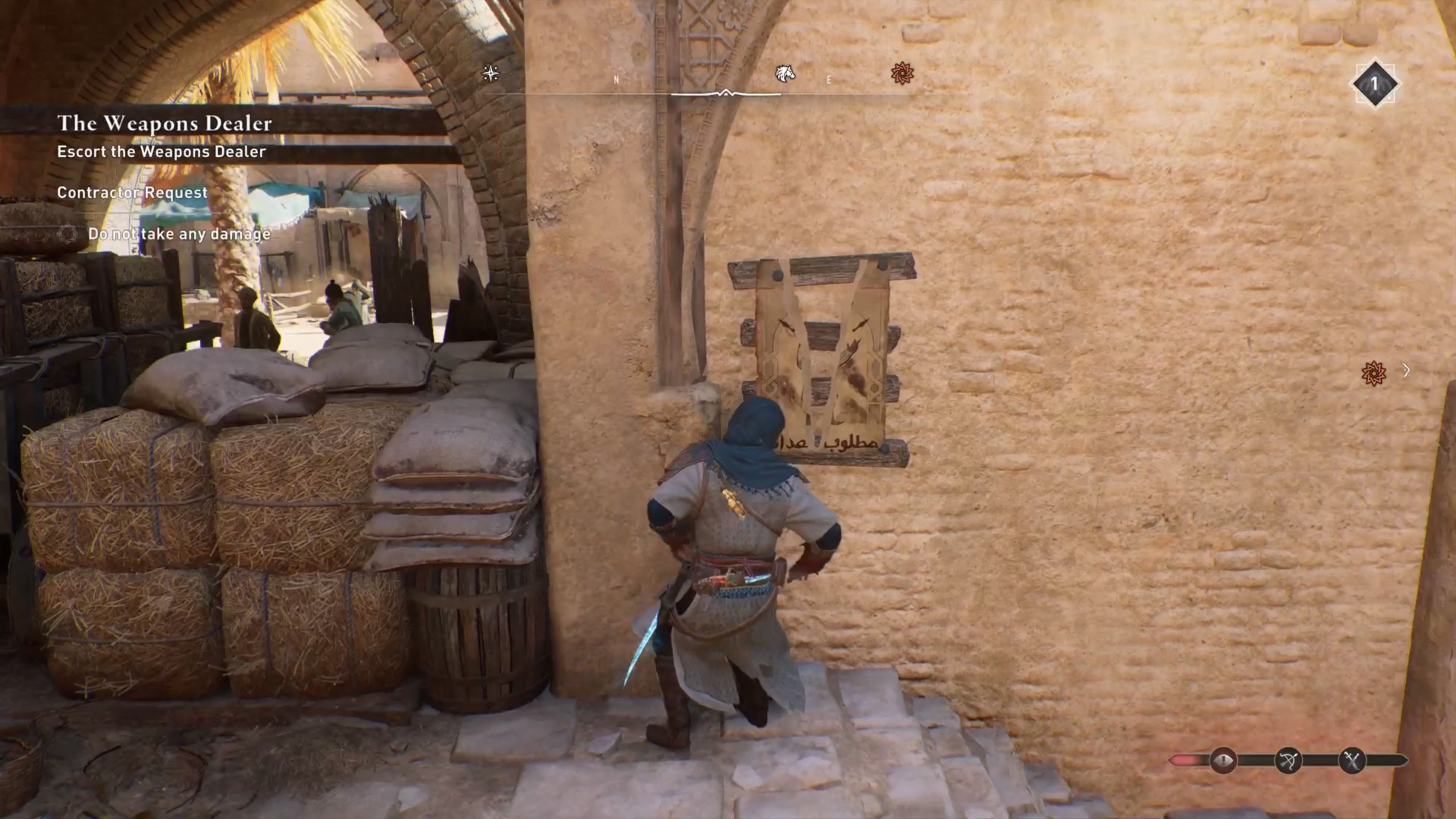 Basim tore Wanted Posters to reduce Notoriety in Assassin's Creed Mirage
