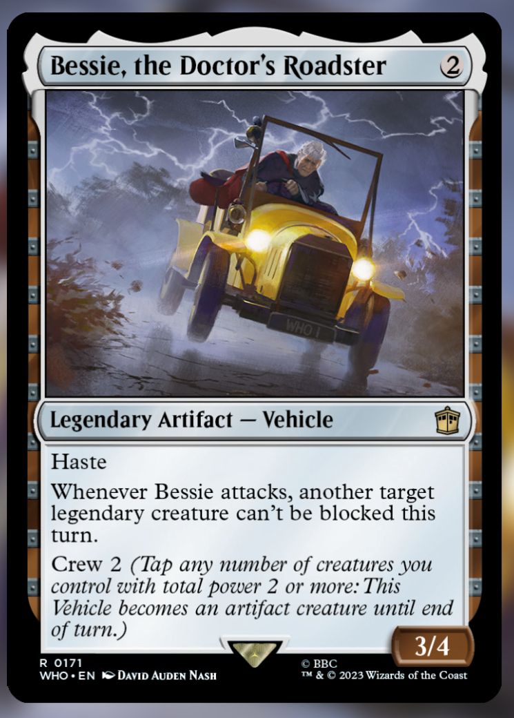 Bessie, the Doctor's Roadster