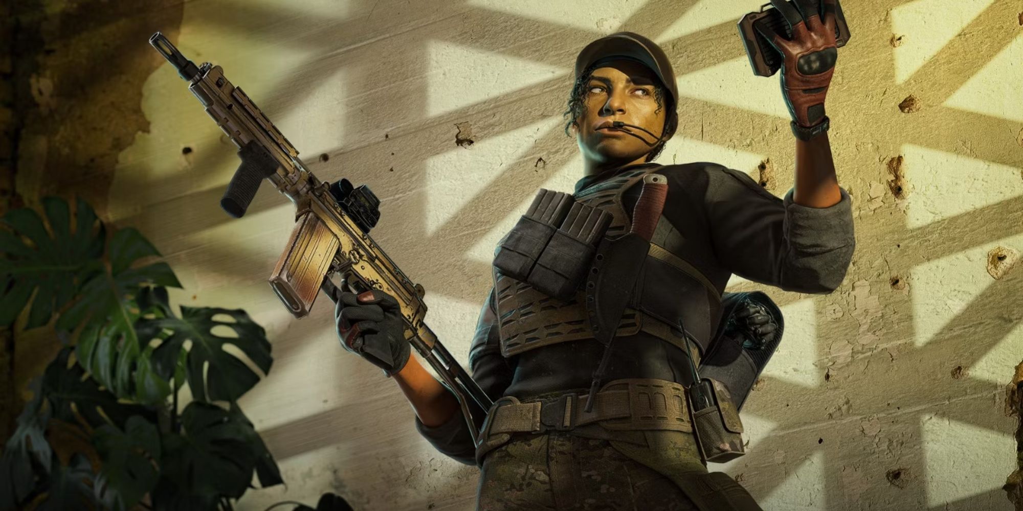 Brava from Rainbow Six Siege posing