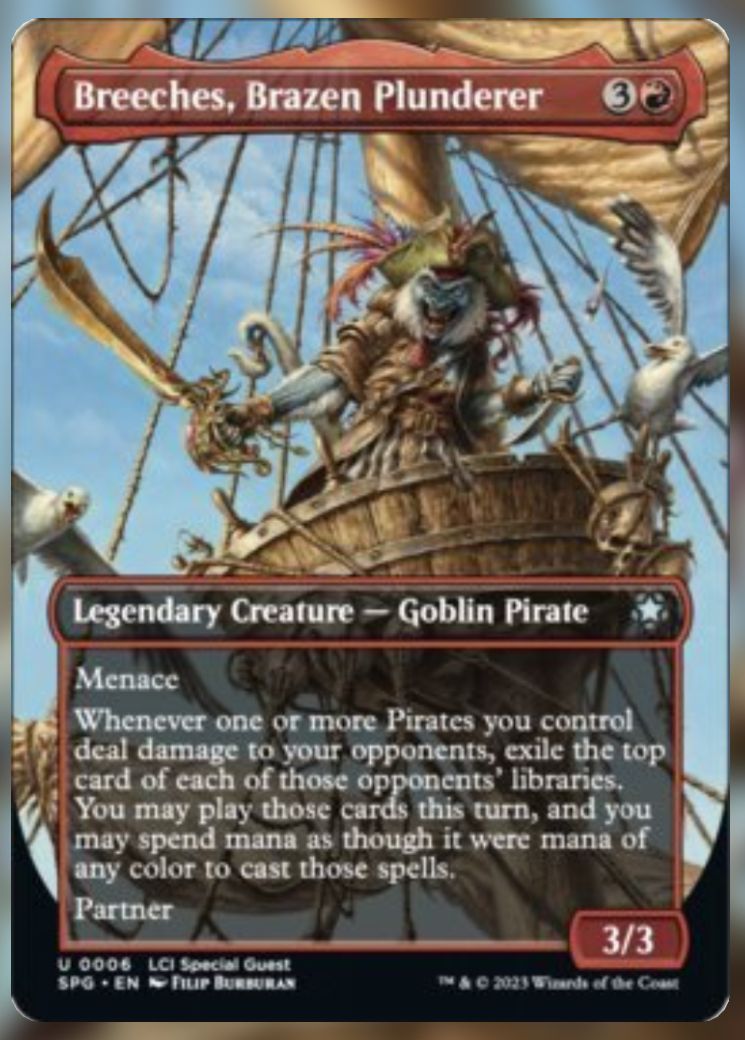 Breeches, Brazen Plunderer