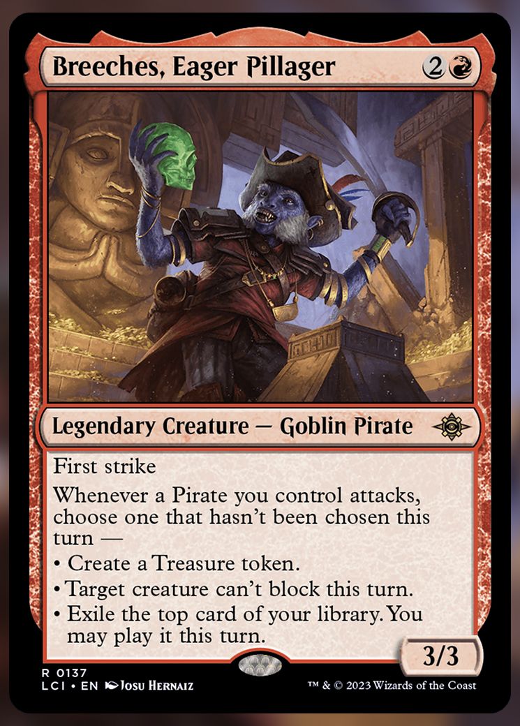 Breeches, Eager Pillager