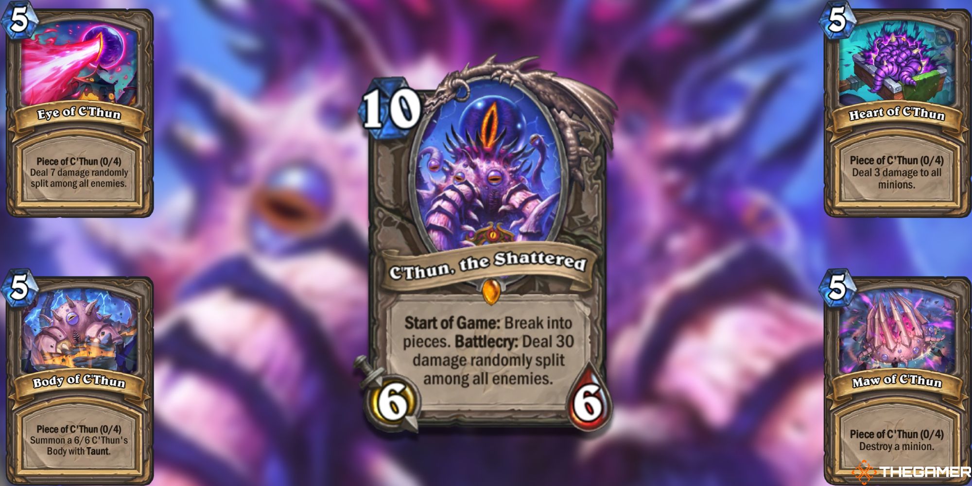 C'Thun the Shattered Hearthstone Card