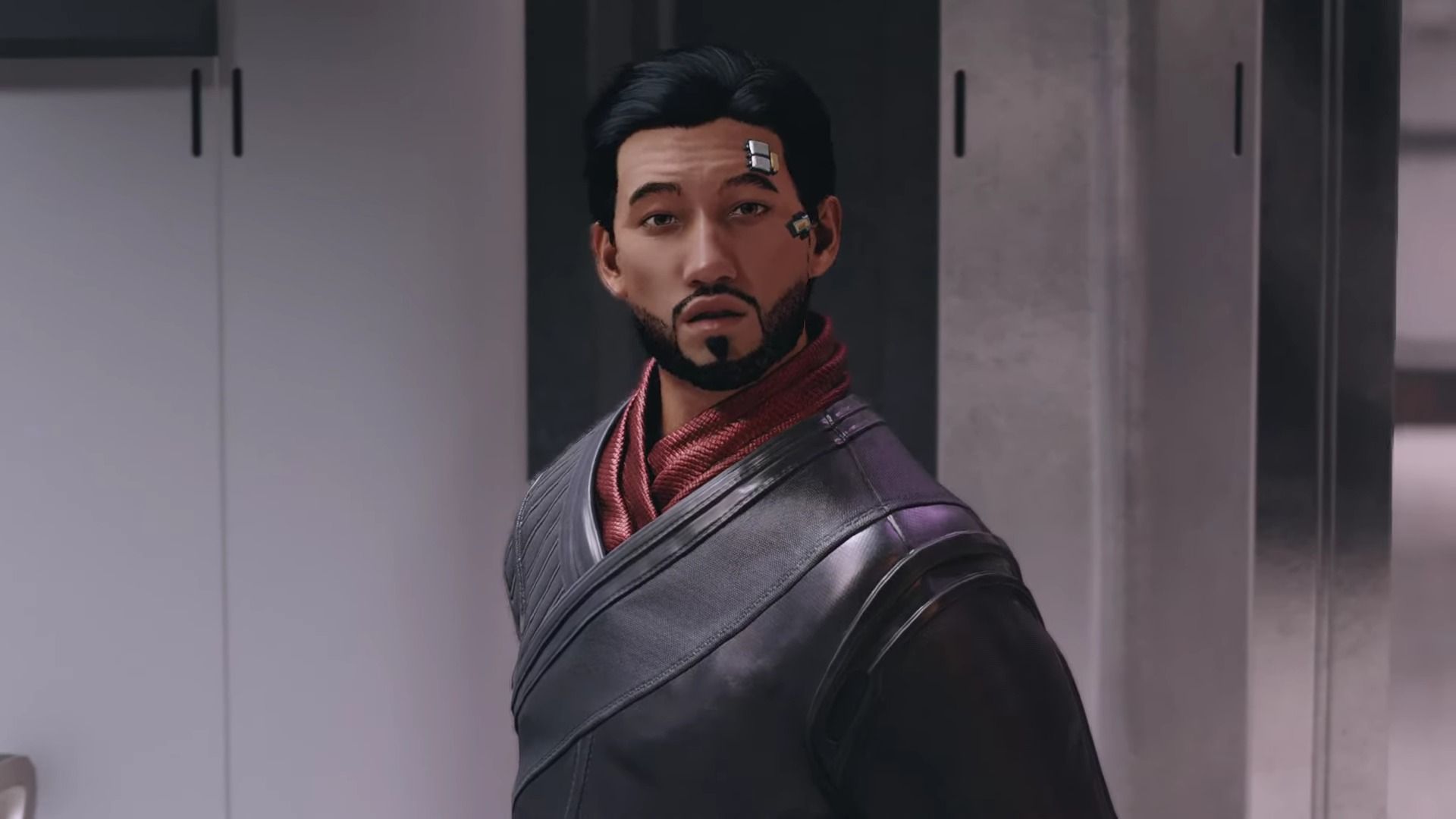 A player completing the initial briefing dialogues with Camden in Starfield.  