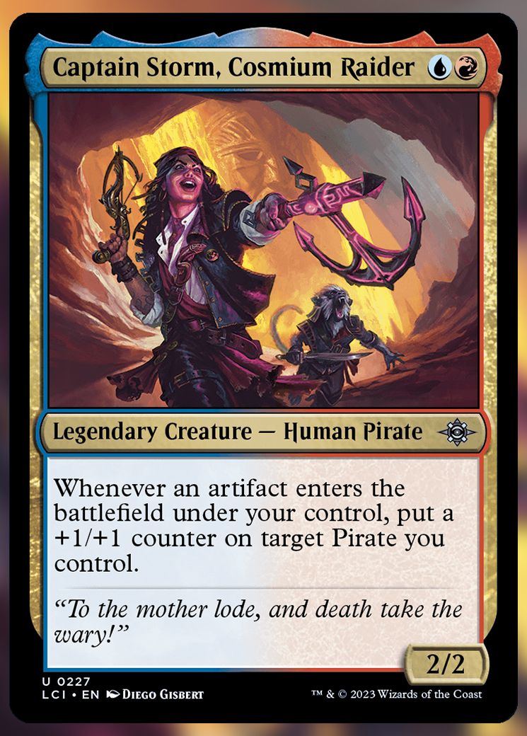 Captain Storm, Cosmium Raider-1