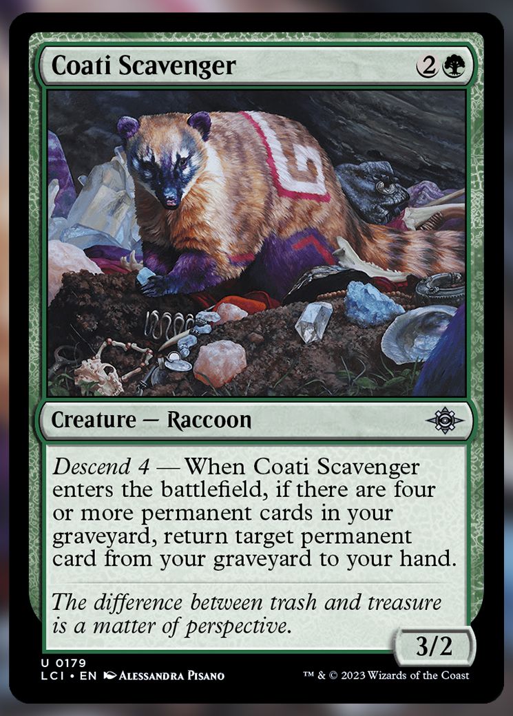 Coati Scavenger