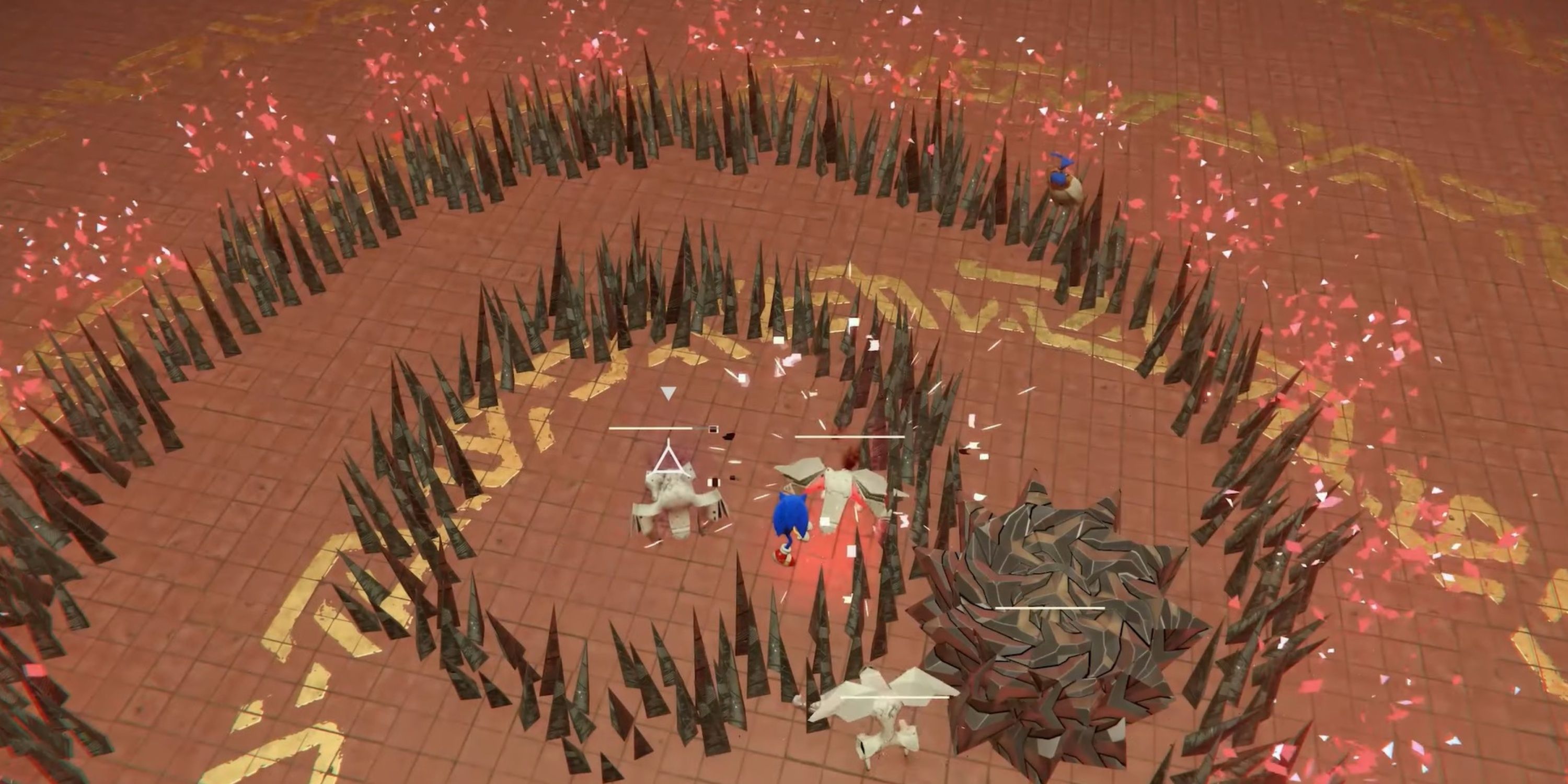 Sonic takes on the Dragon Trial in Sonic Frontiers