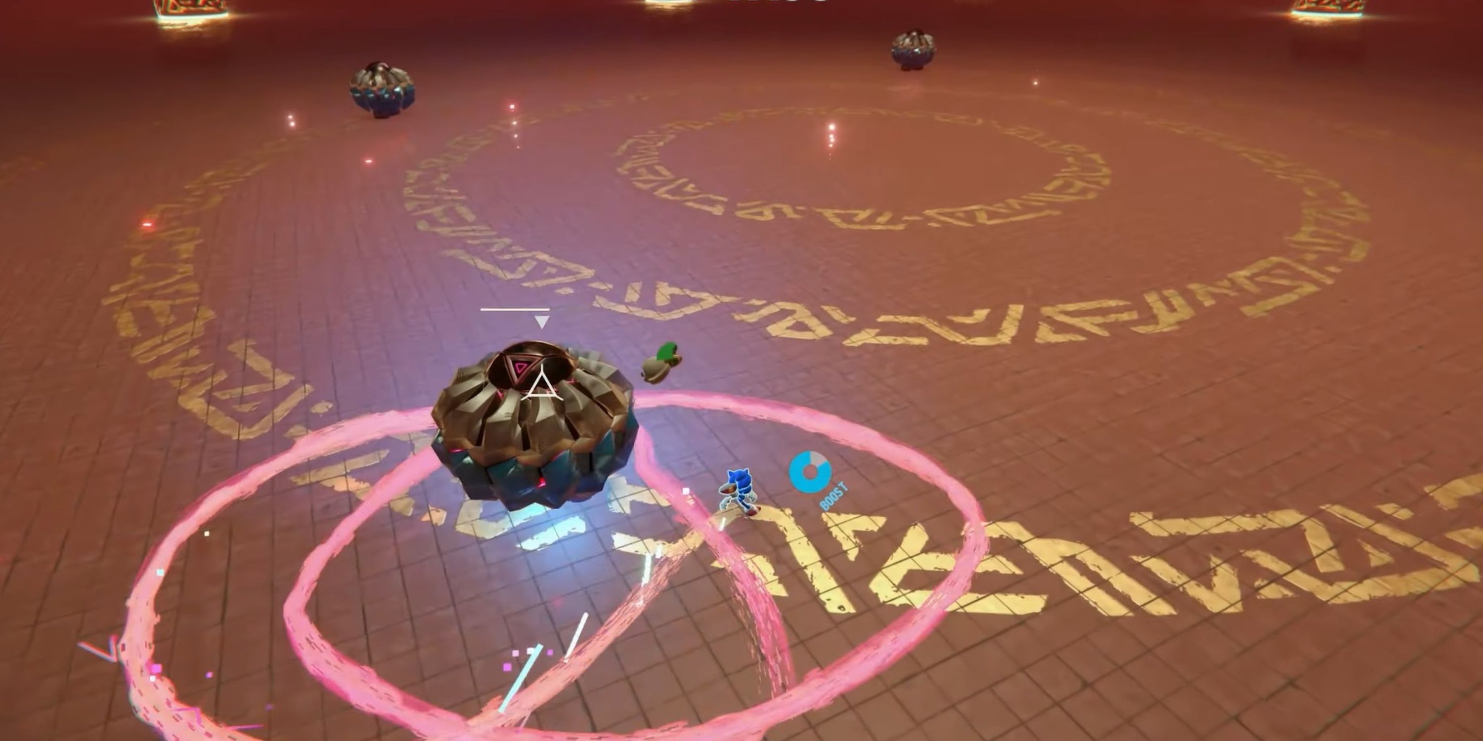 Sonic takes on the Snake Trial in Sonic Frontiers
