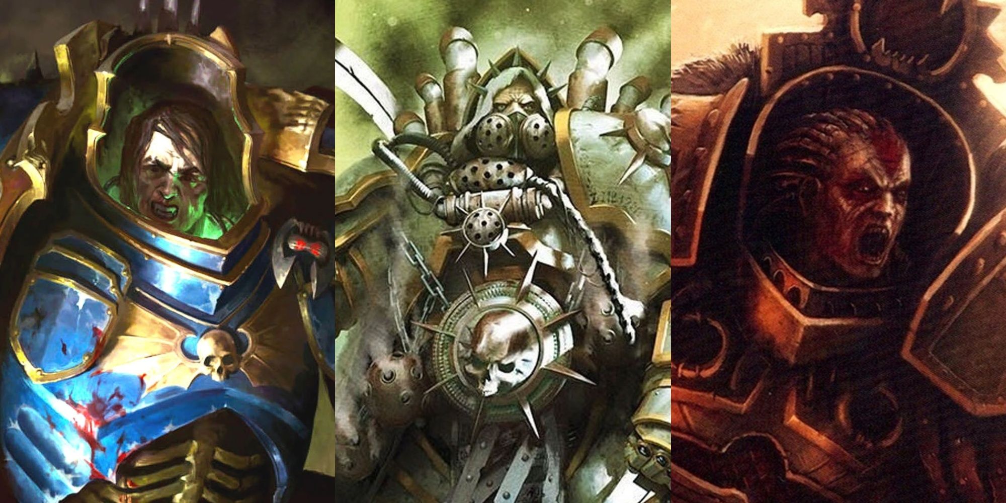 Warhammer 40,000: Curze, Mortarion And Angron