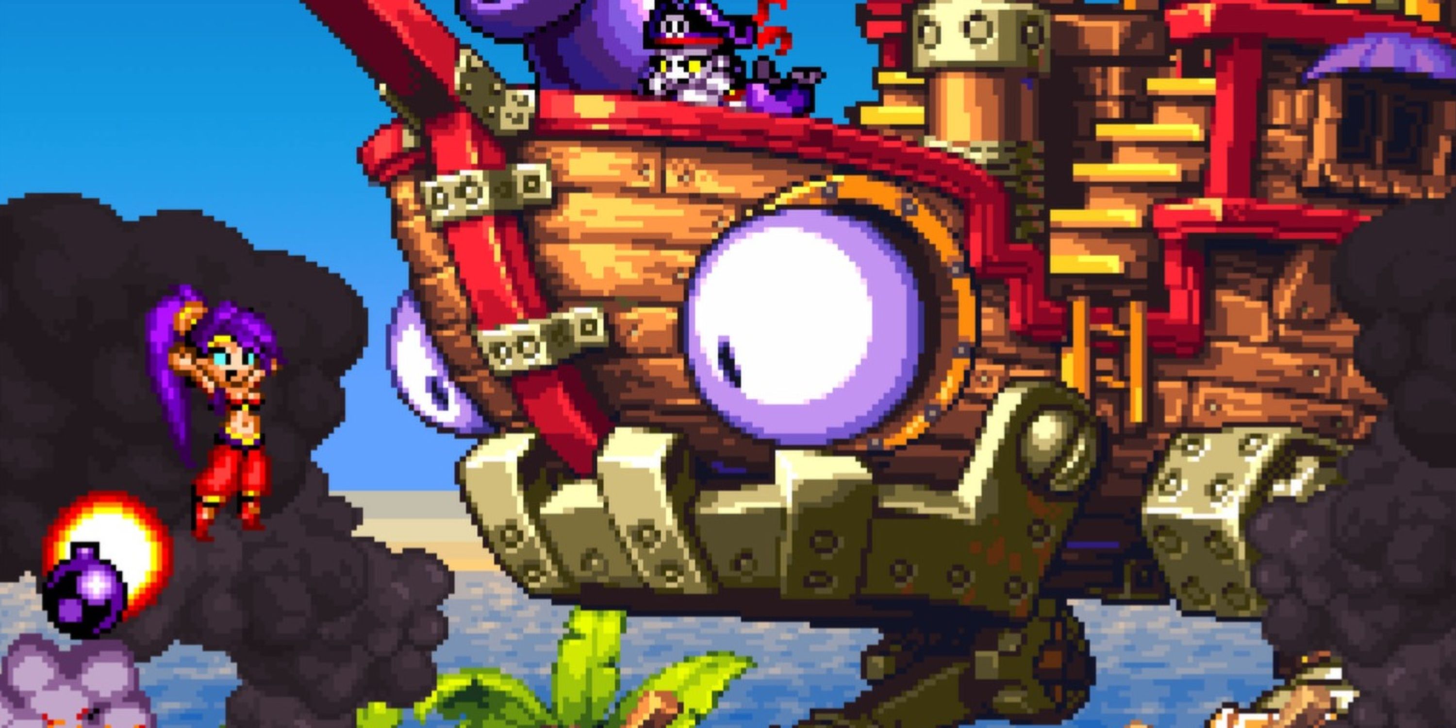 Shantae fights Risky in Risky's Revenge