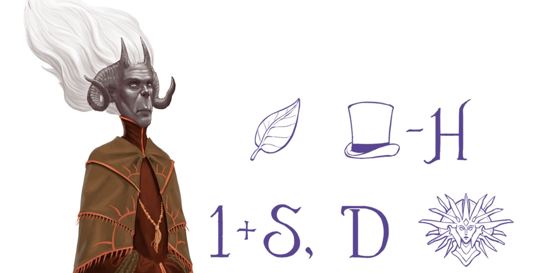 A Dabus from Sigil, communicating using rebus symbols.