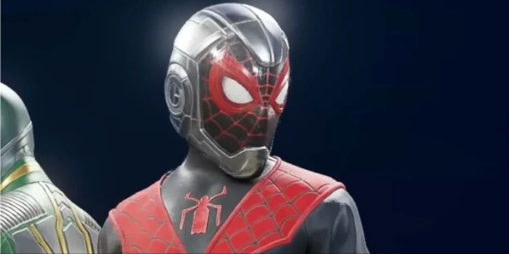 Miles Morales in the Life Story suit.