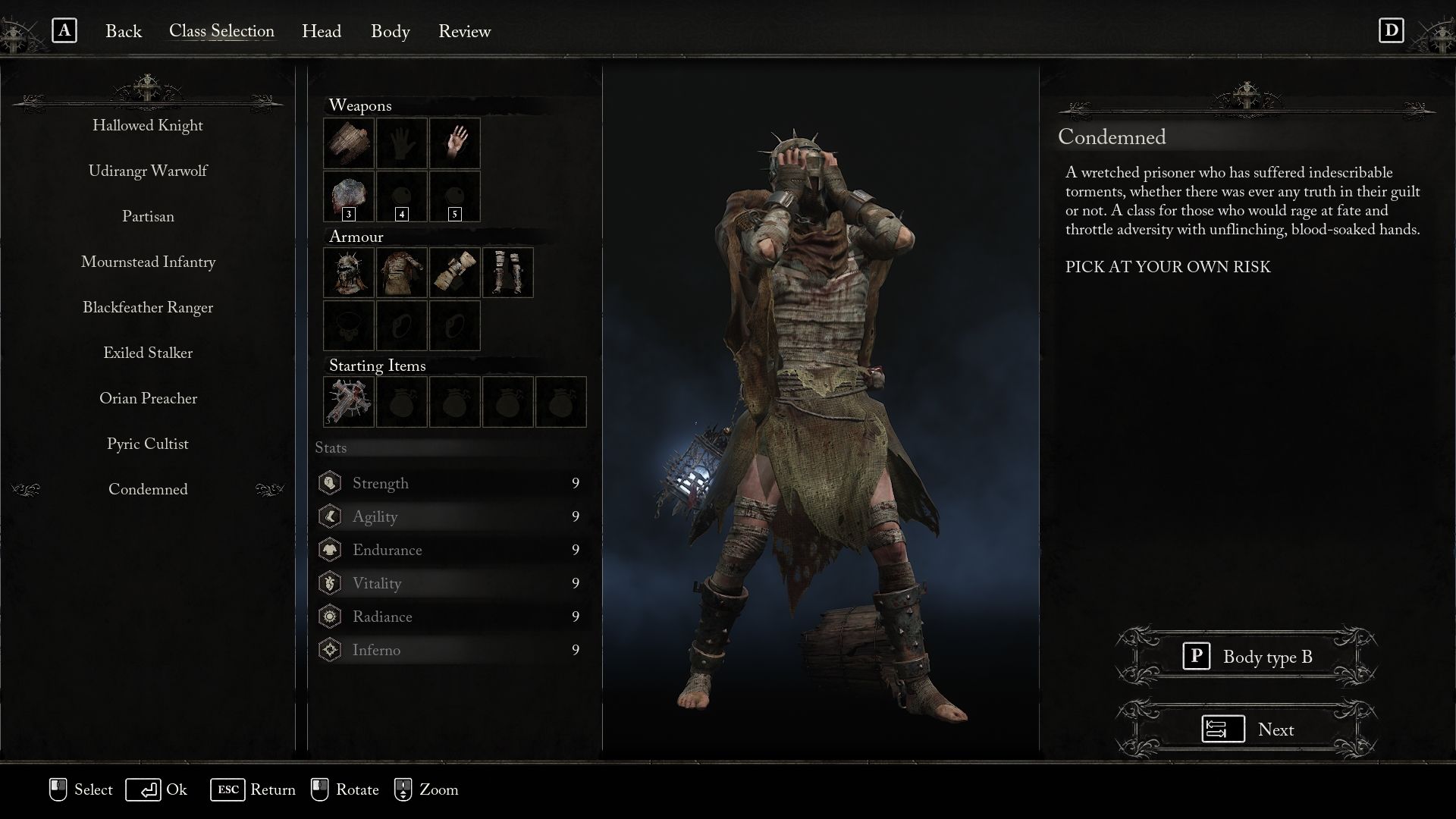 Condemned class overview Lords of the Fallen