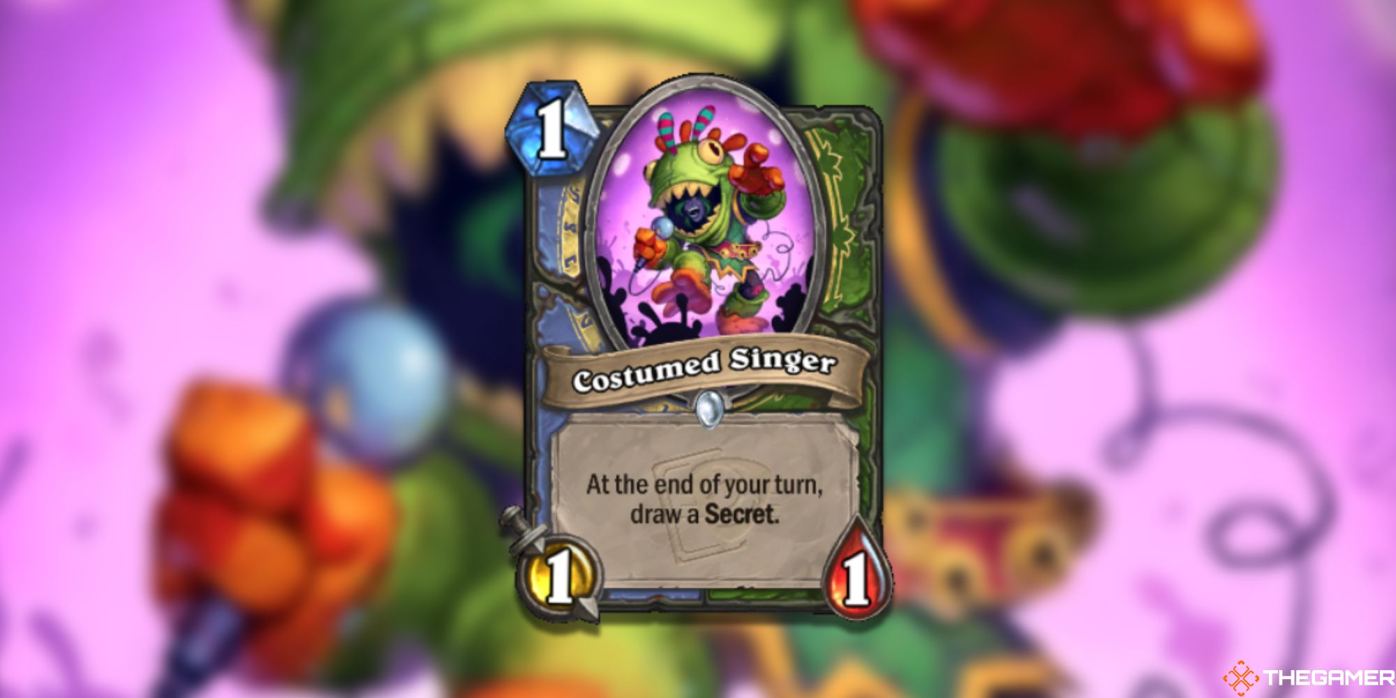 Costumed Singer Hearthstone Card