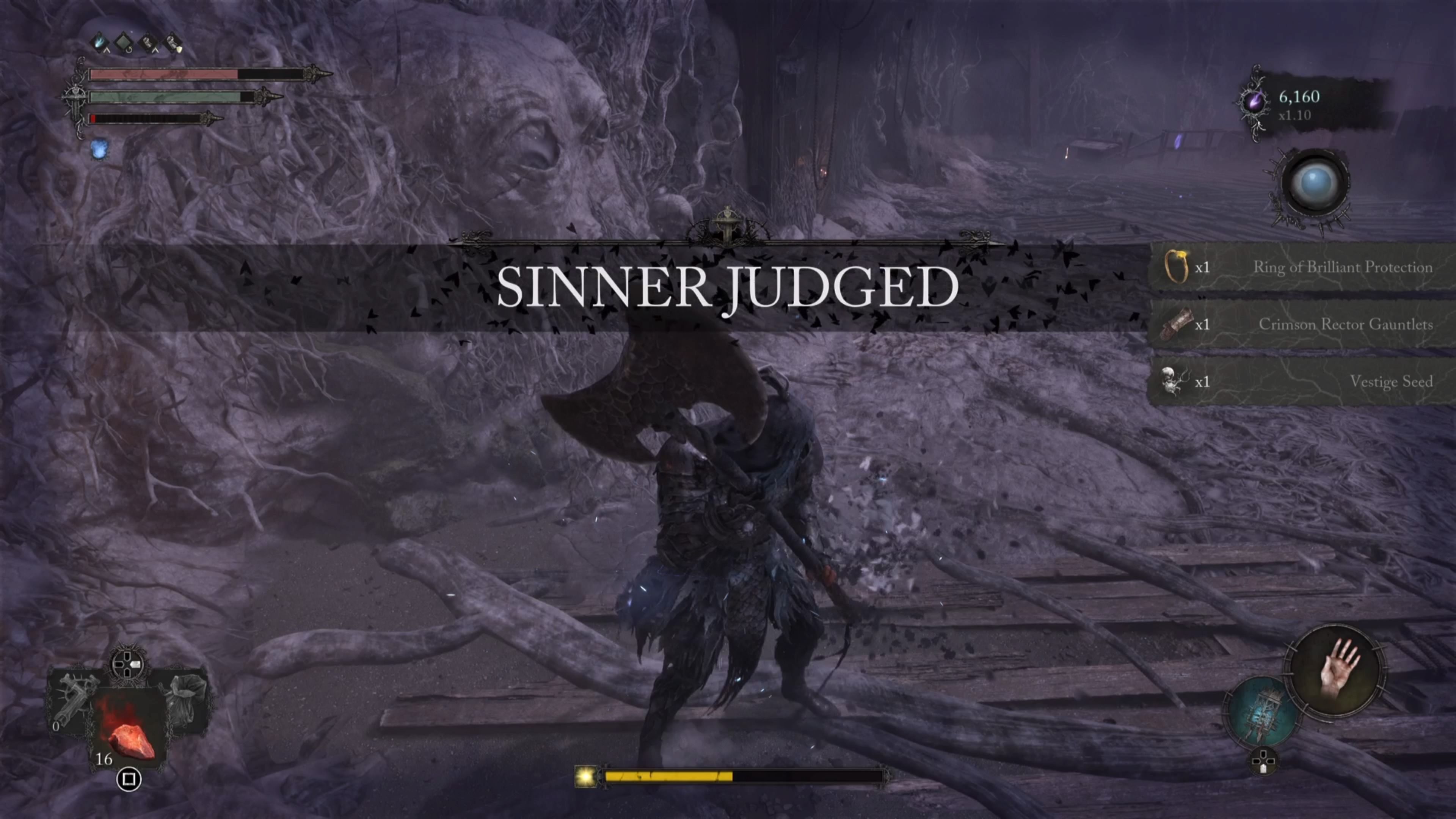 Crimson Rector Percival Boss defeated in Lords of the Fallen