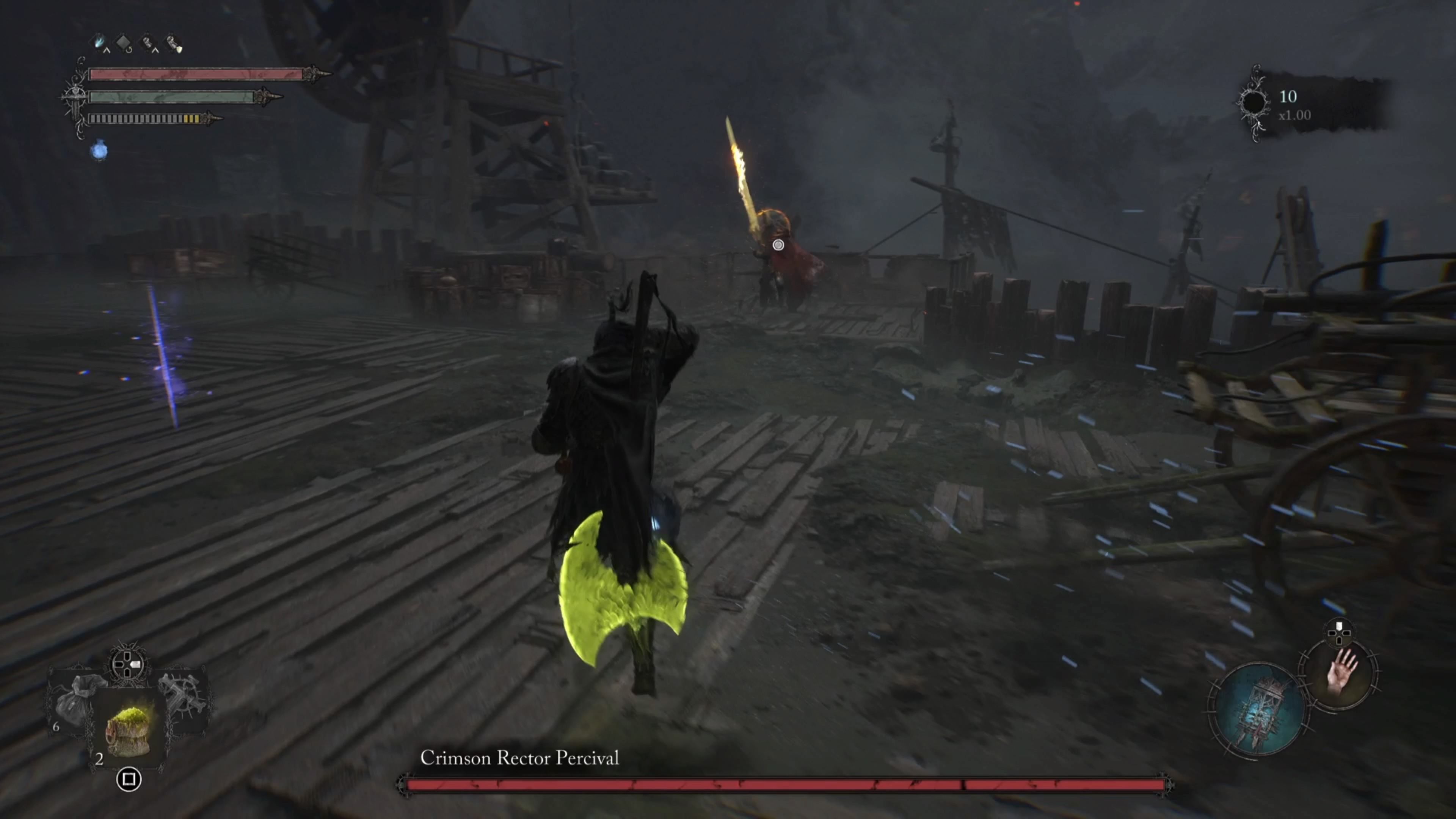 Crimson Rector Percival Boss Fight in Lords of the Fallen