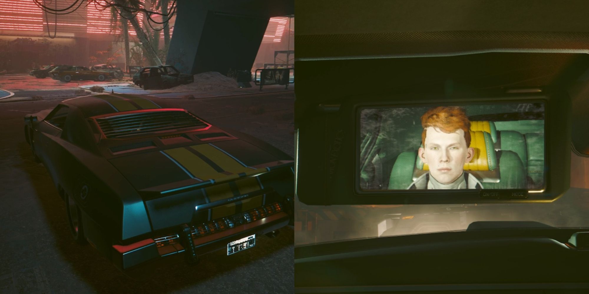 Cyberpunk 2077 I’ve Seen That Face Before Quest Featured Split Image Car And Disguised V