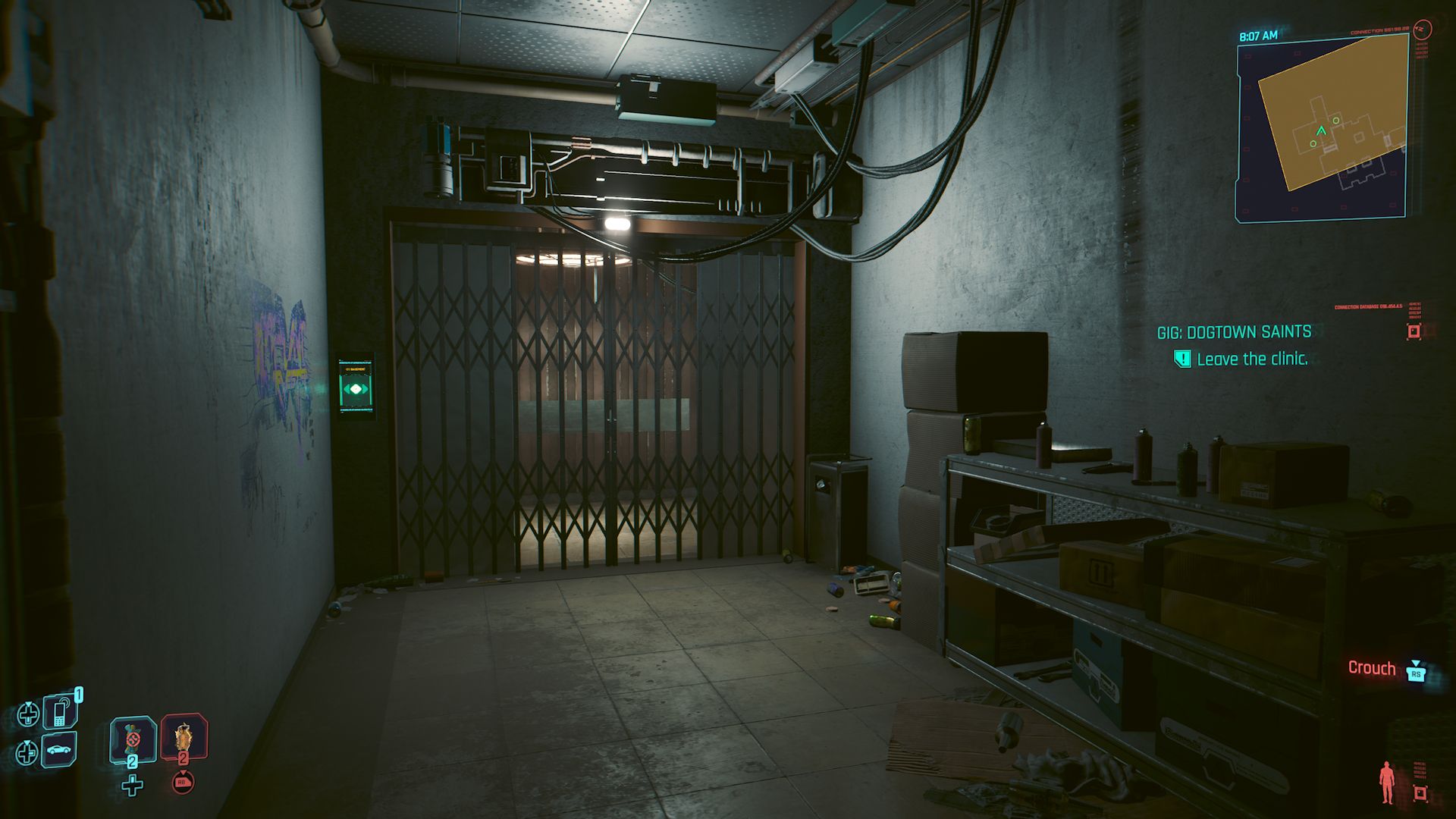 Cyberpunk 2077 Phantom Liberty Screenshot Of Clinic Elevator