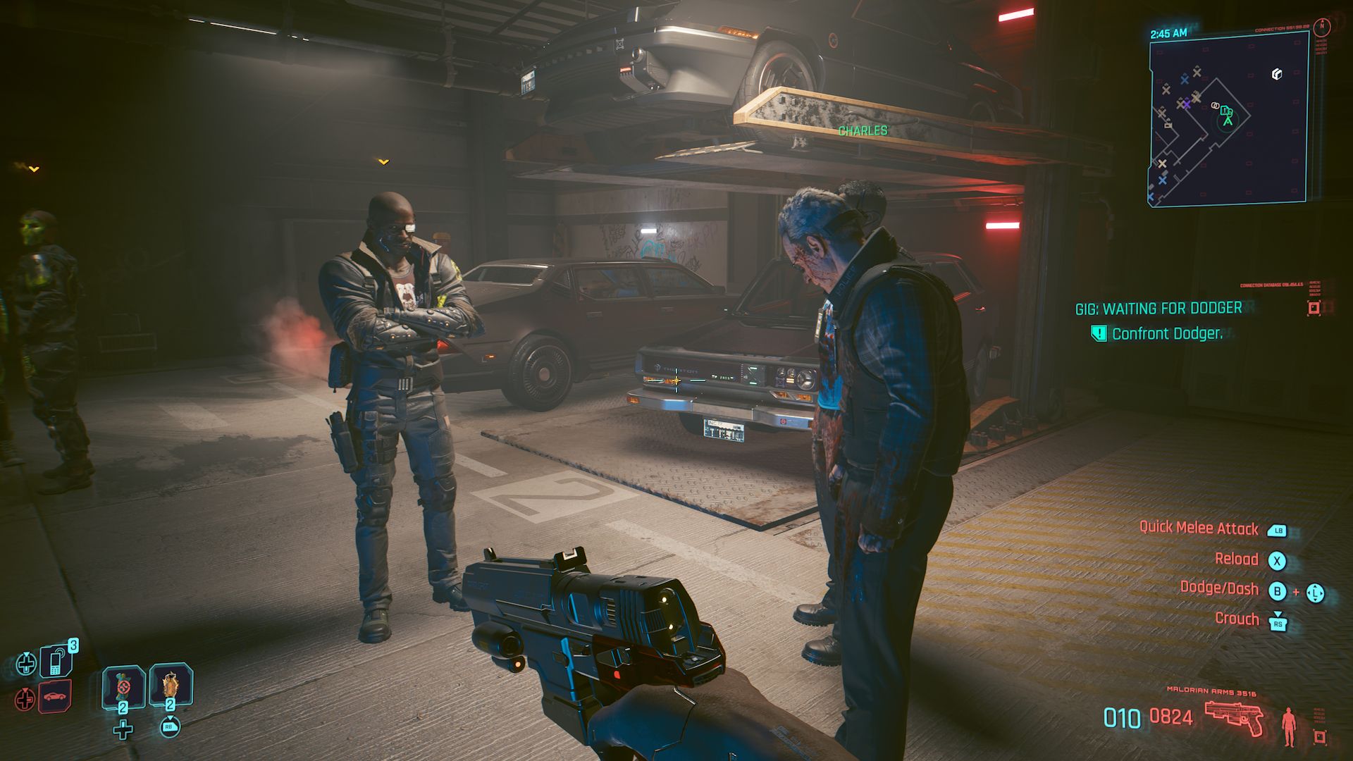 Cyberpunk 2077 Phantom Liberty Screenshot Of Dodger Talking To Bill And Charles