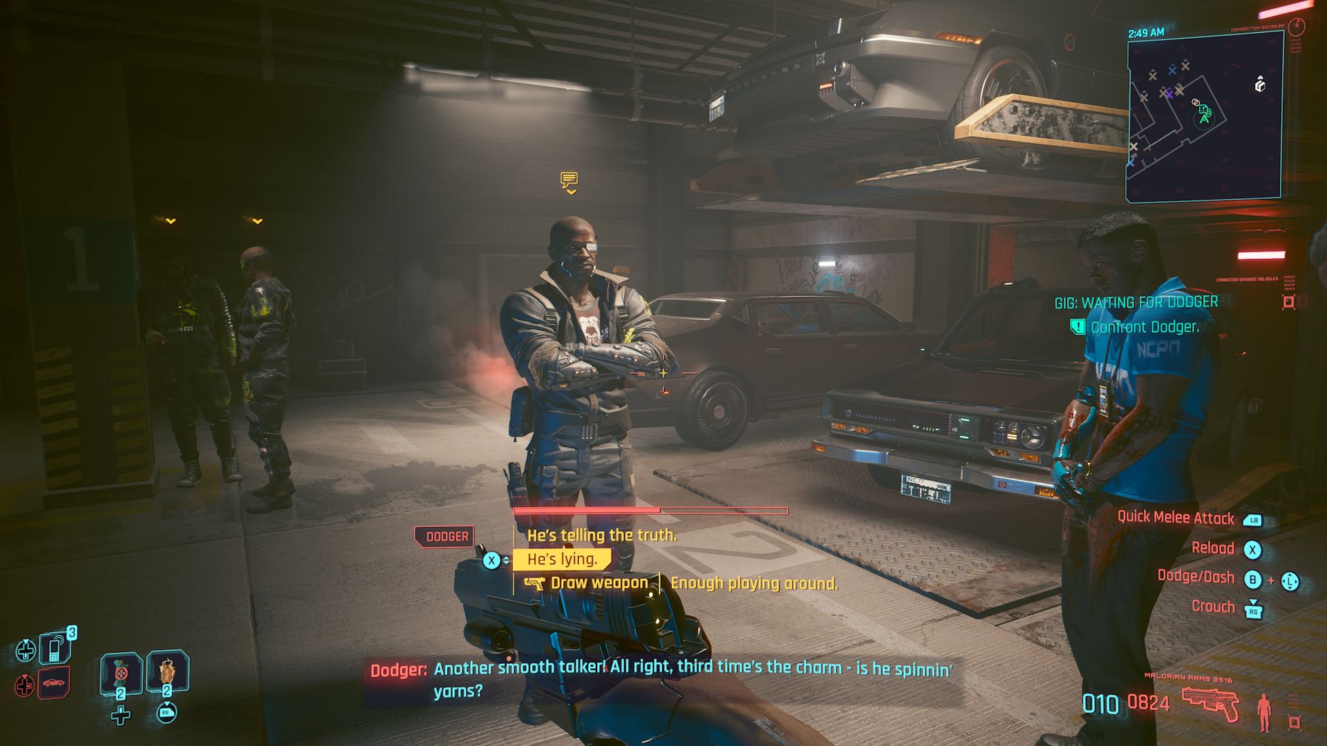 Cyberpunk 2077 Phantom Liberty Screenshot Of Exposing Bill And Charles