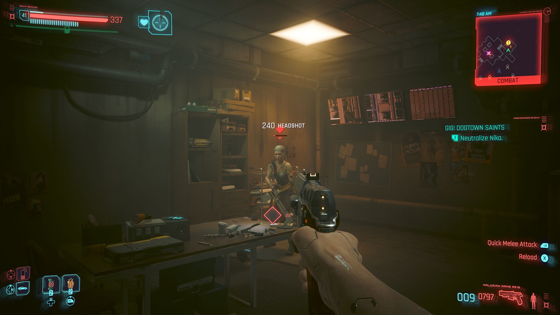 Cyberpunk 2077 Phantom Liberty Screenshot Of Player Fighting Nika